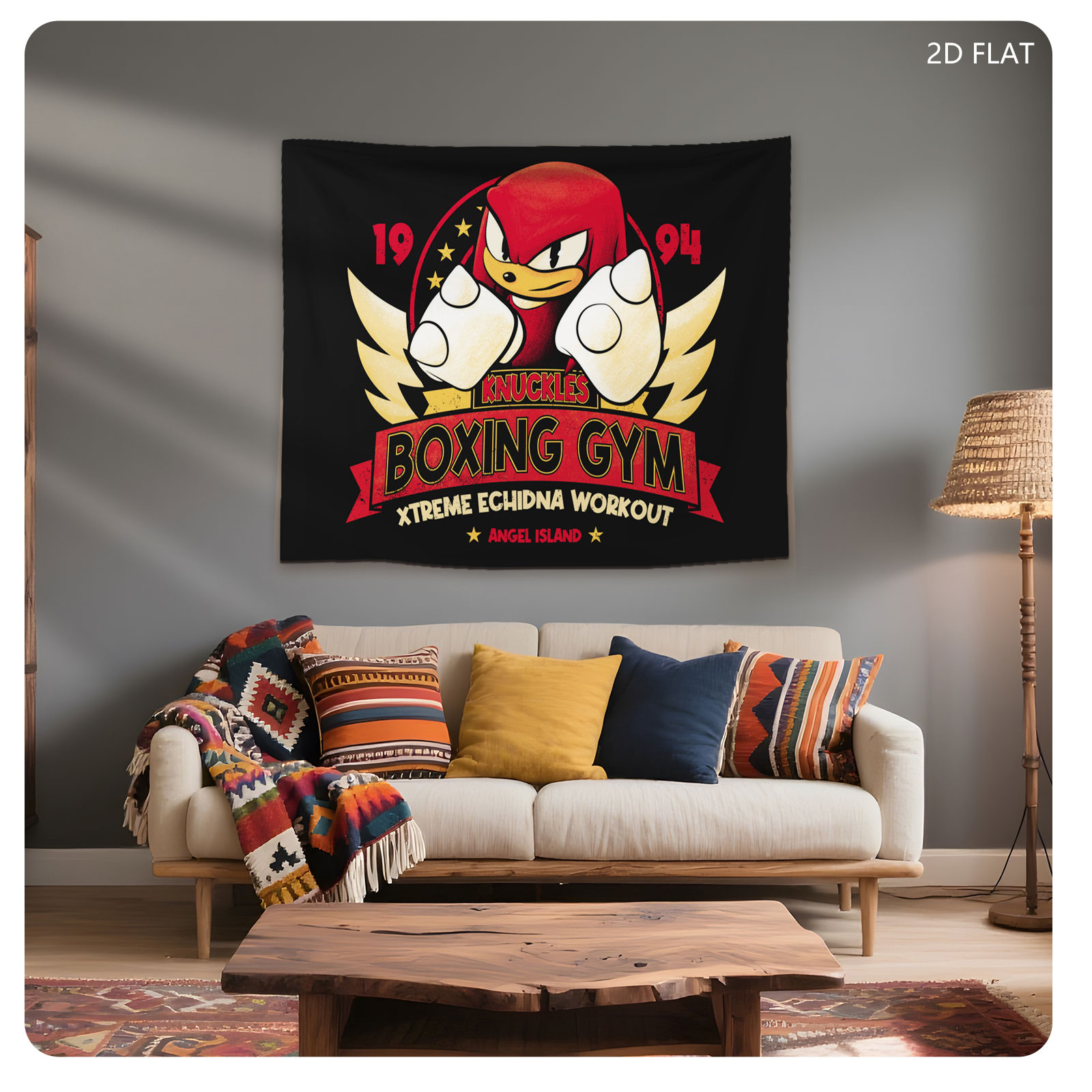 Knuckles Boxing Gym: Xtreme Echidna Workout, Angel Island - Tapestry