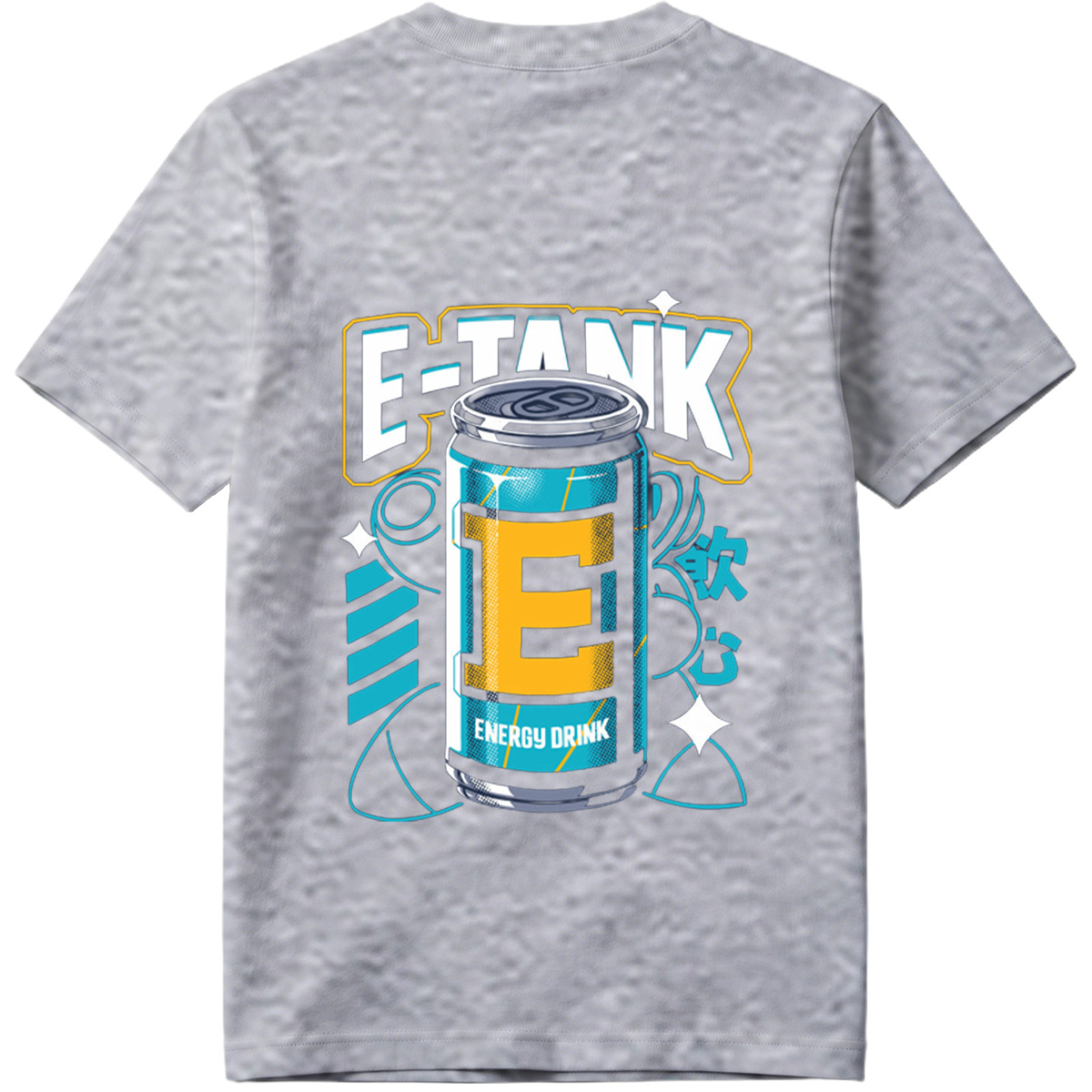 E-Tank Energy Drink Can Design - Tee
