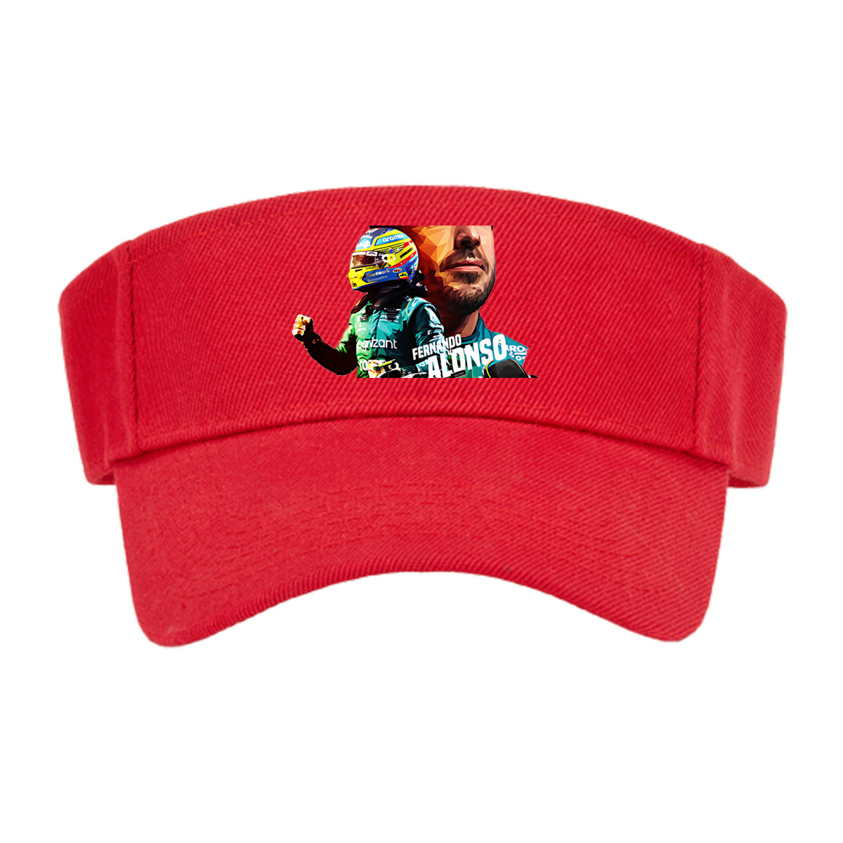 Fernando Alonso in Action: Formula 1 Racing Legend -  Visor cap