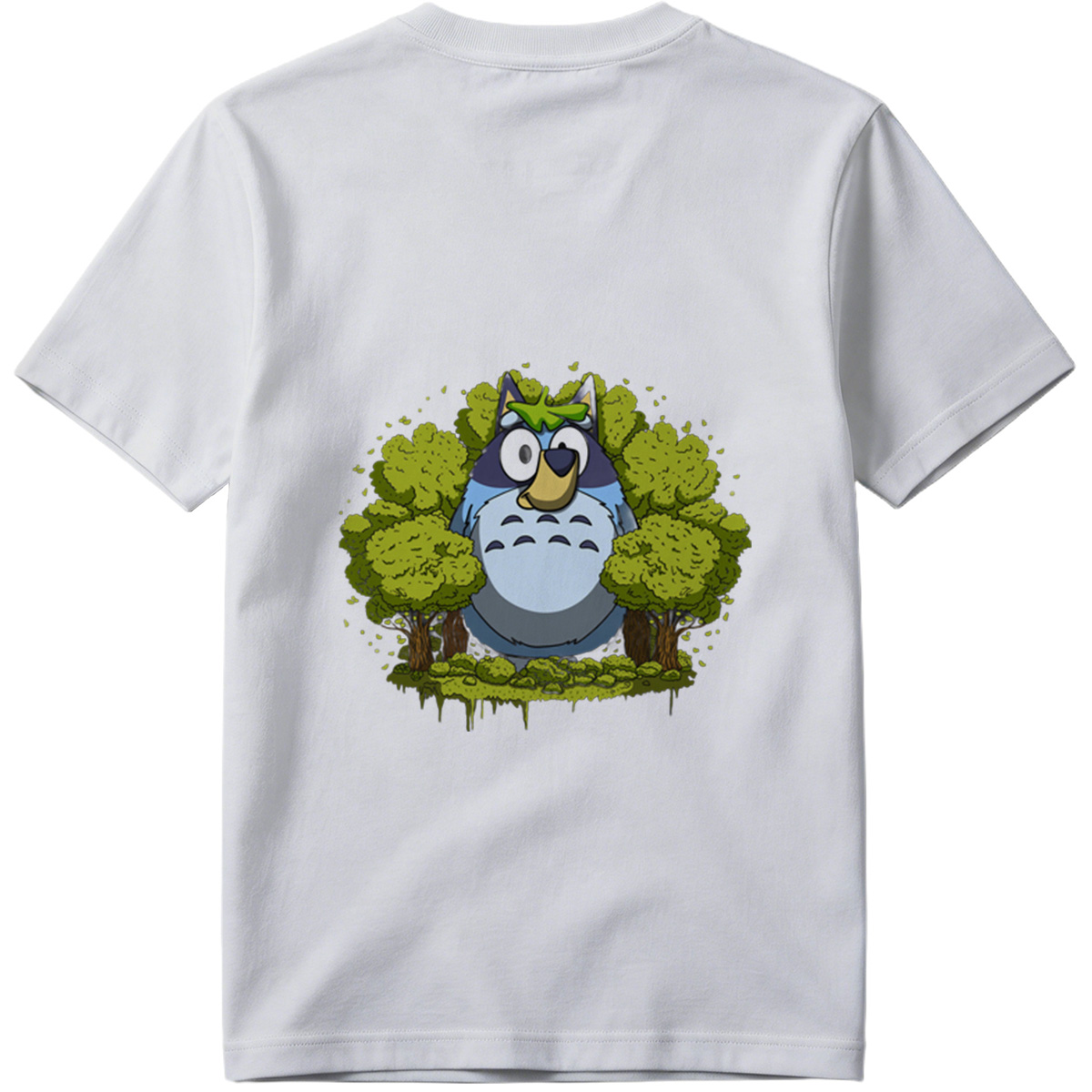 Totoro and Bluey in the Forest - Tee