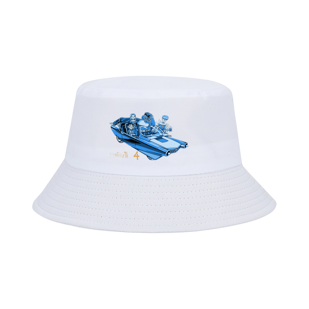 Fantastic Four in the Futuristic Car - Fisherman's Hat