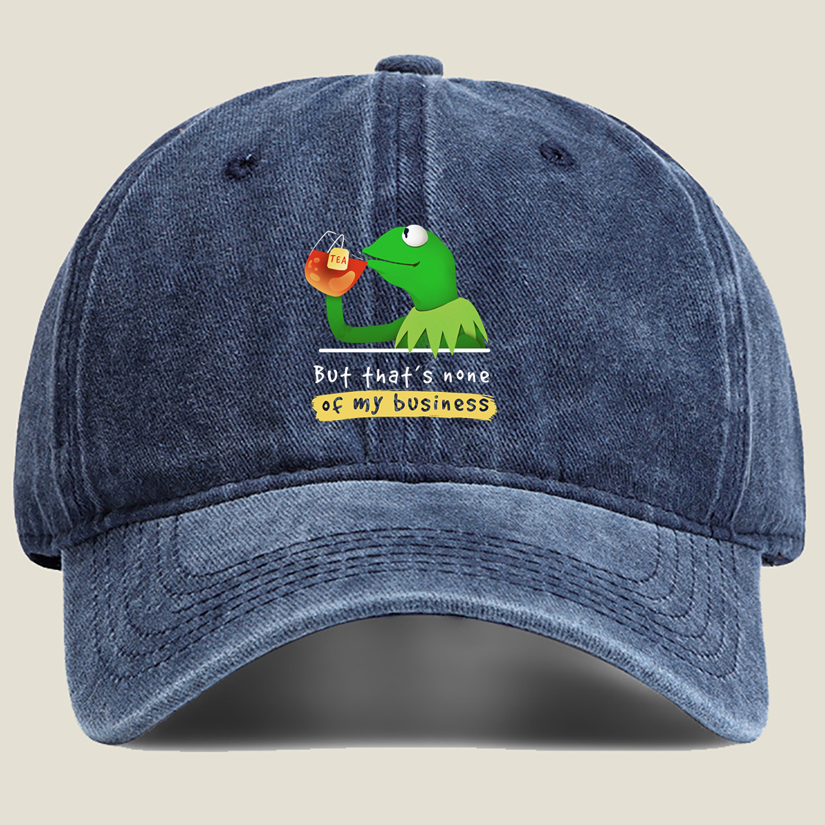 Kermit the Frog Sipping Tea: 