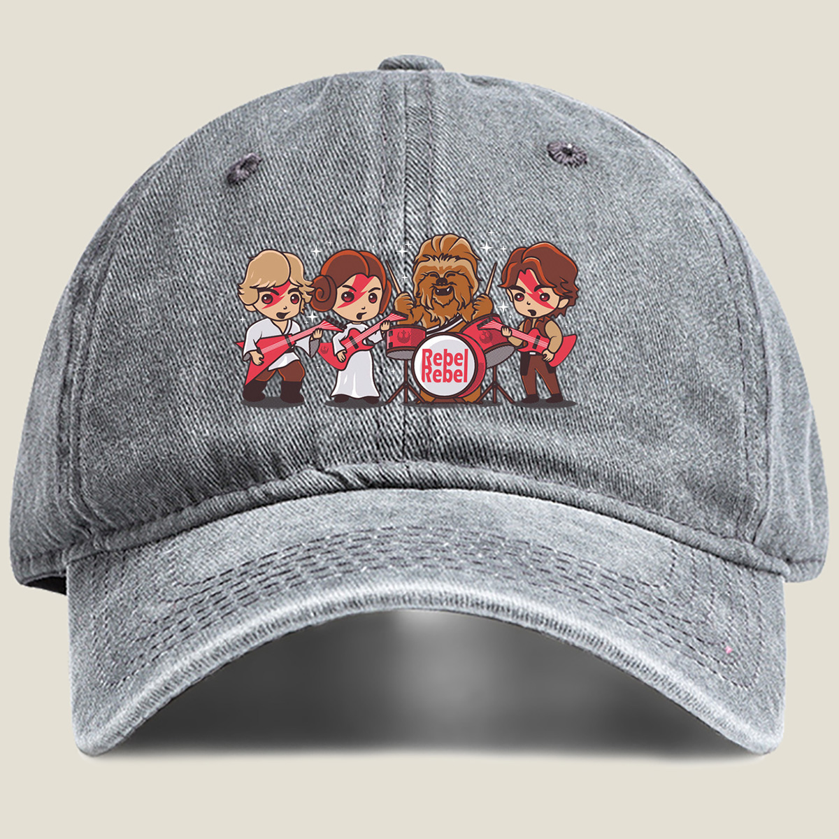 Star Wars Rebel Band - Washed Denim - Baseball Cap