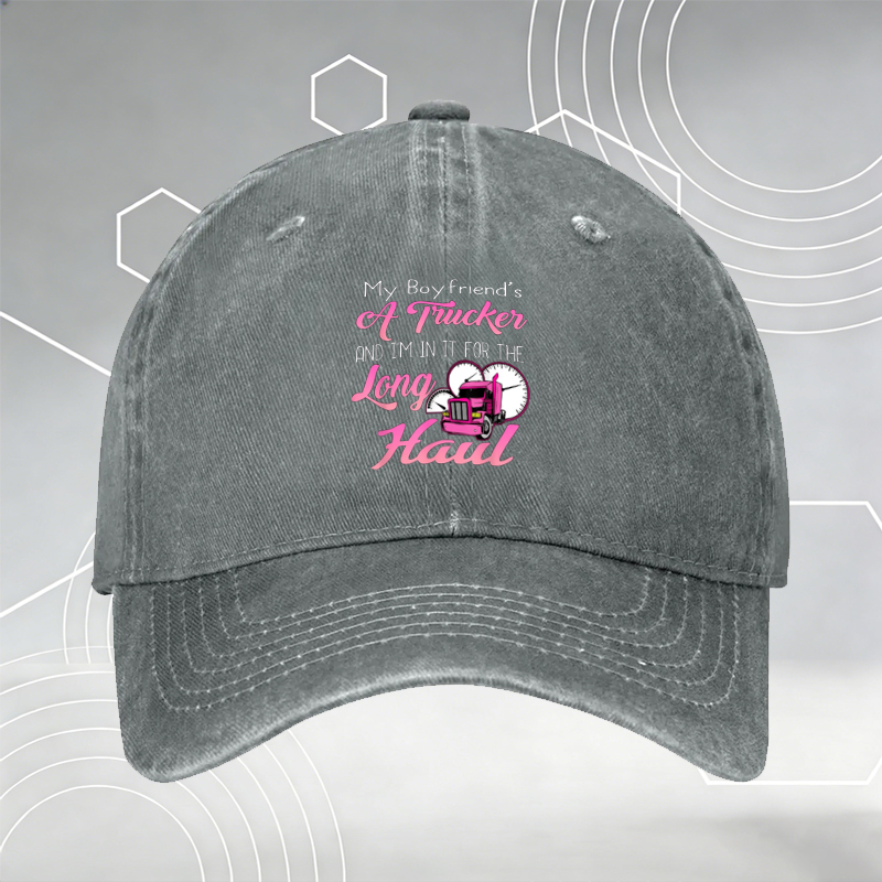 New Baseball Cap with Floral Footprint Print & 