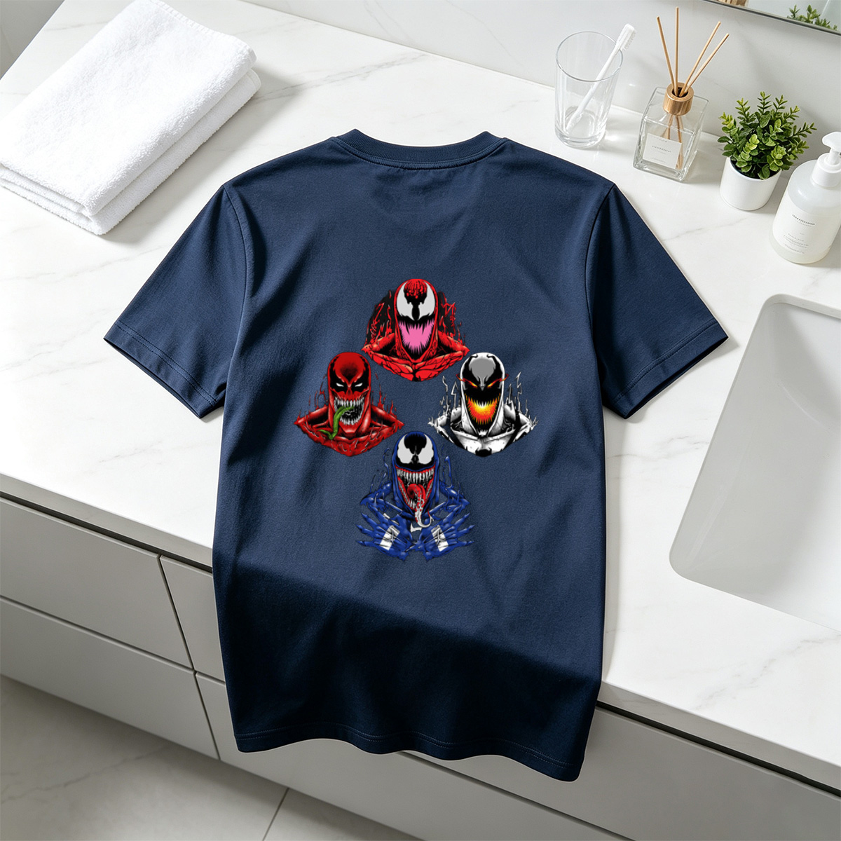 Spider-Verse: Carnage, Venom, Red Goblin, and Symbiote Characters - Tee