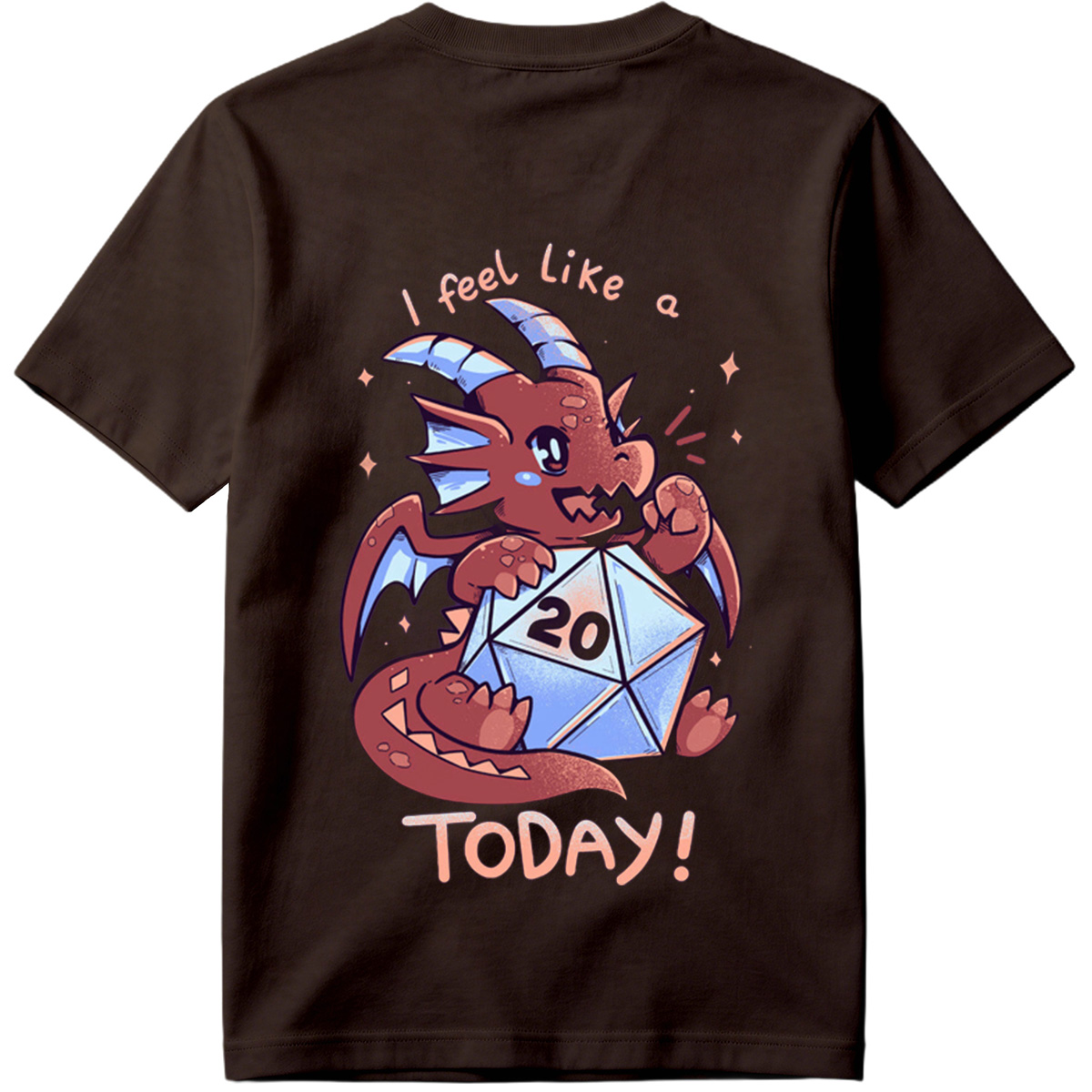 Dragon with D20 Dice - 