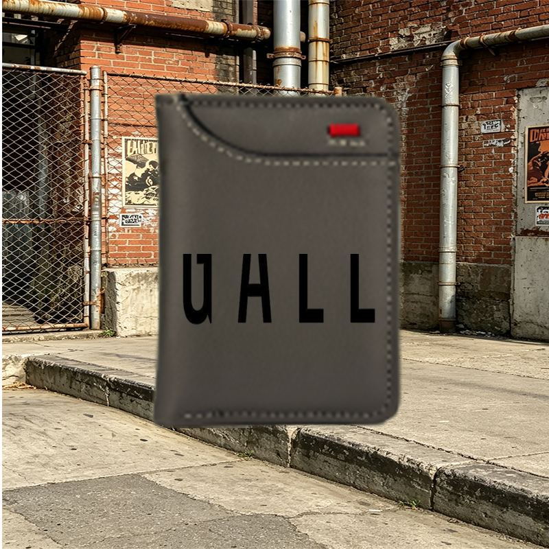 Unisex Vertical Wallet with Minimalist 