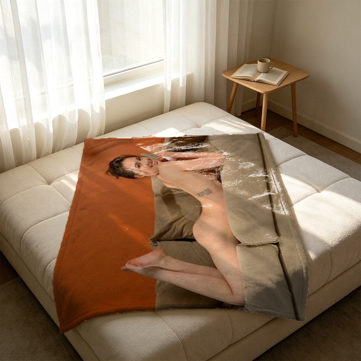 Yua Mikami in Onsen Bath - Blanket