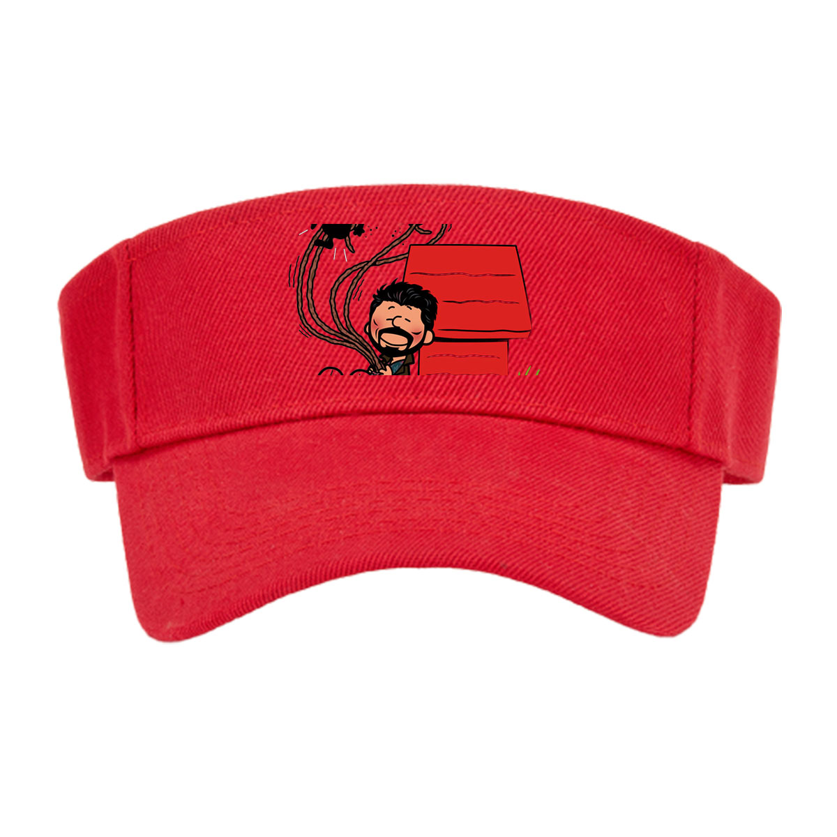 Man with Tentacles and Red Box -  Visor cap