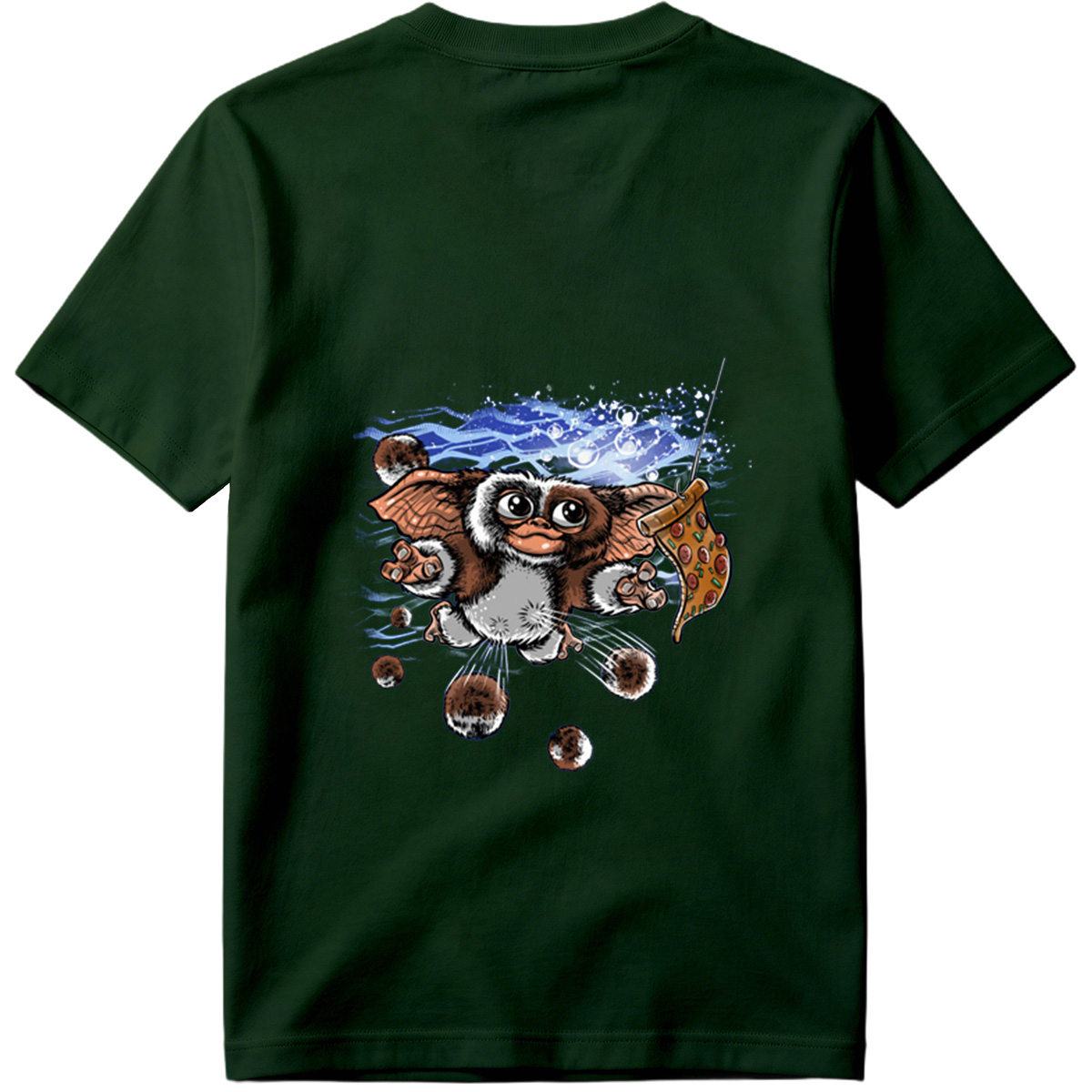 Gremlins - Gizmo with Pizza - Tee