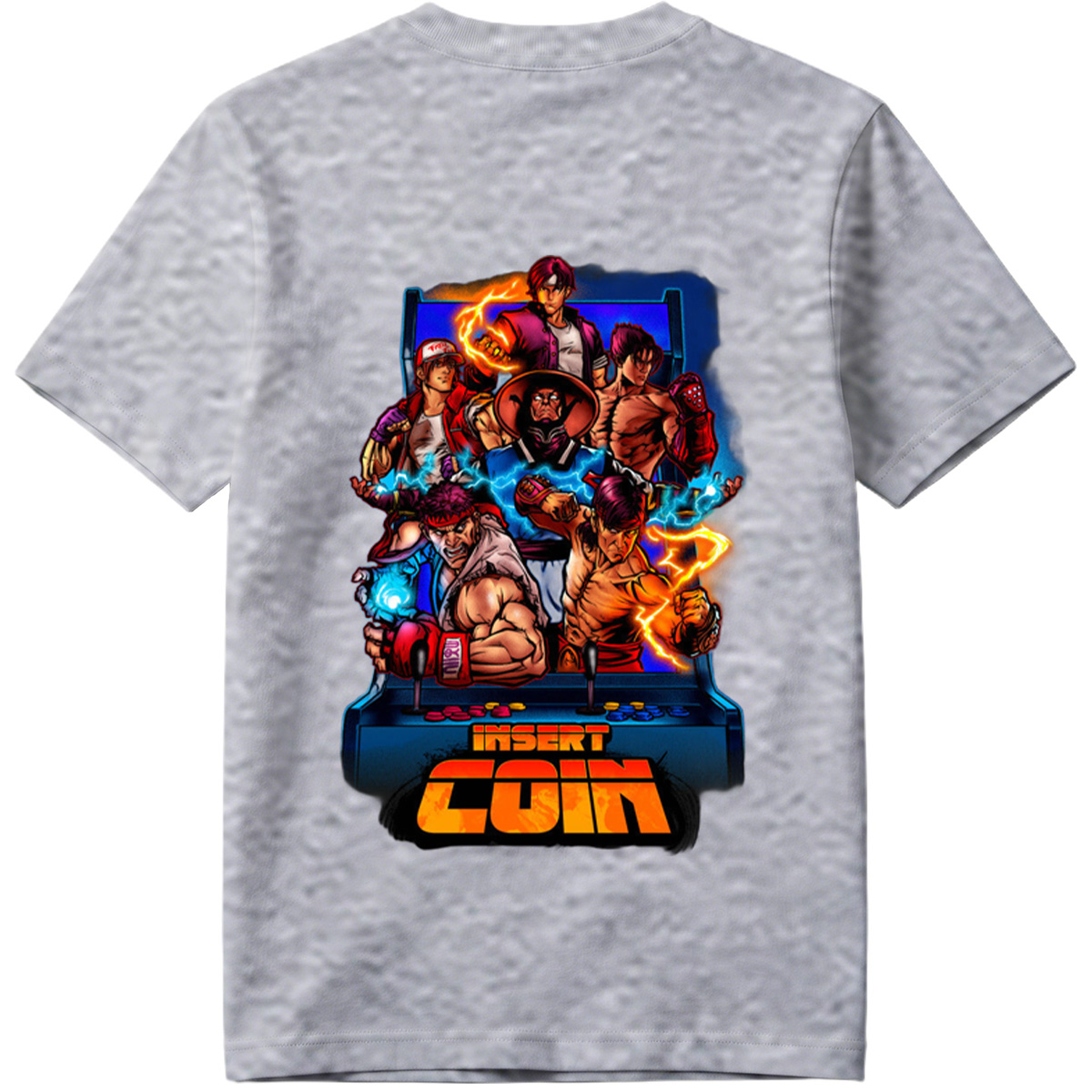 Street Fighter: Ryu, Ken, Chun-Li, Guile, Zangief, M. Bison - Tee