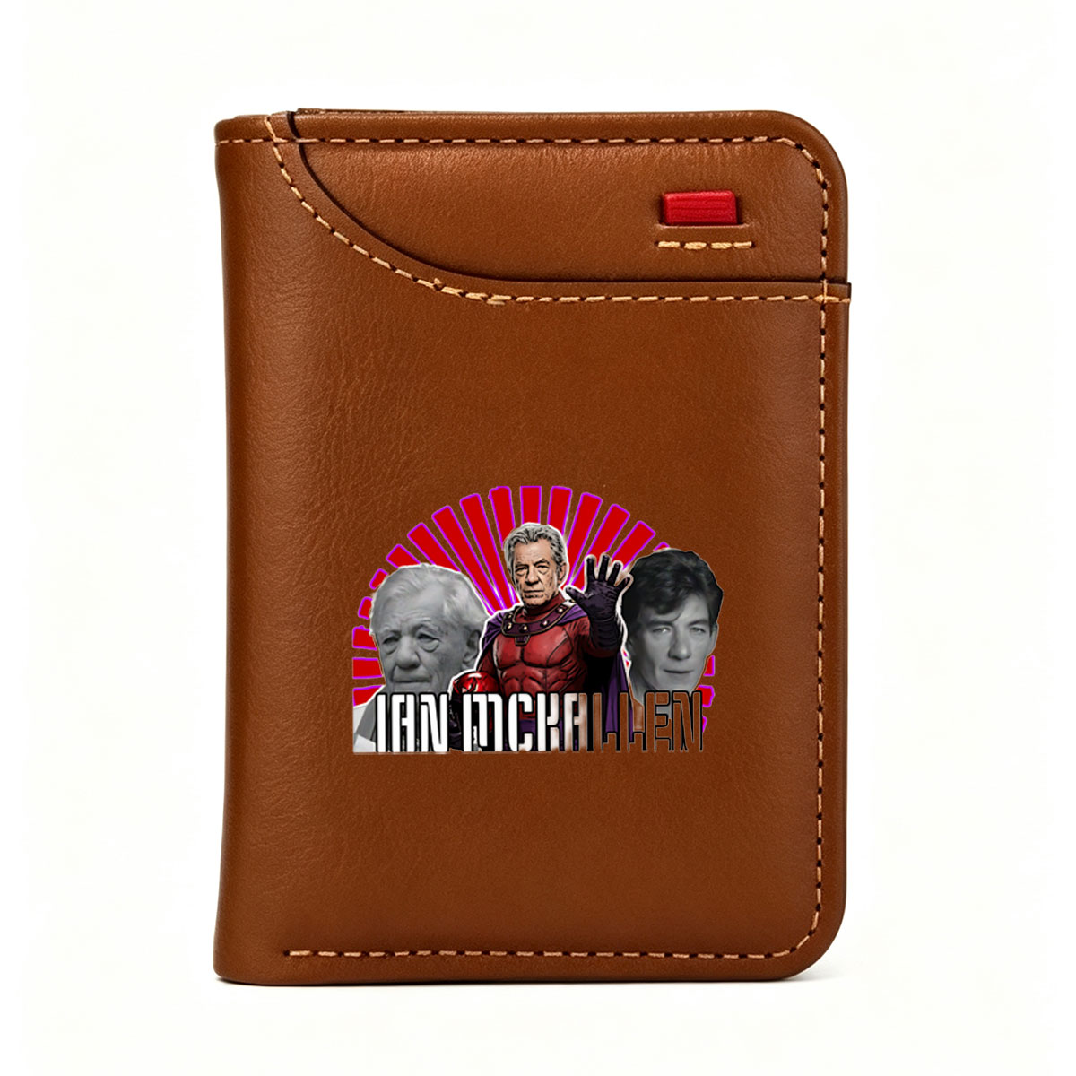 Ian McKellen as Magneto, X-Men, Marvel Comics, Actor, Superhero - Vertical Style Wallet