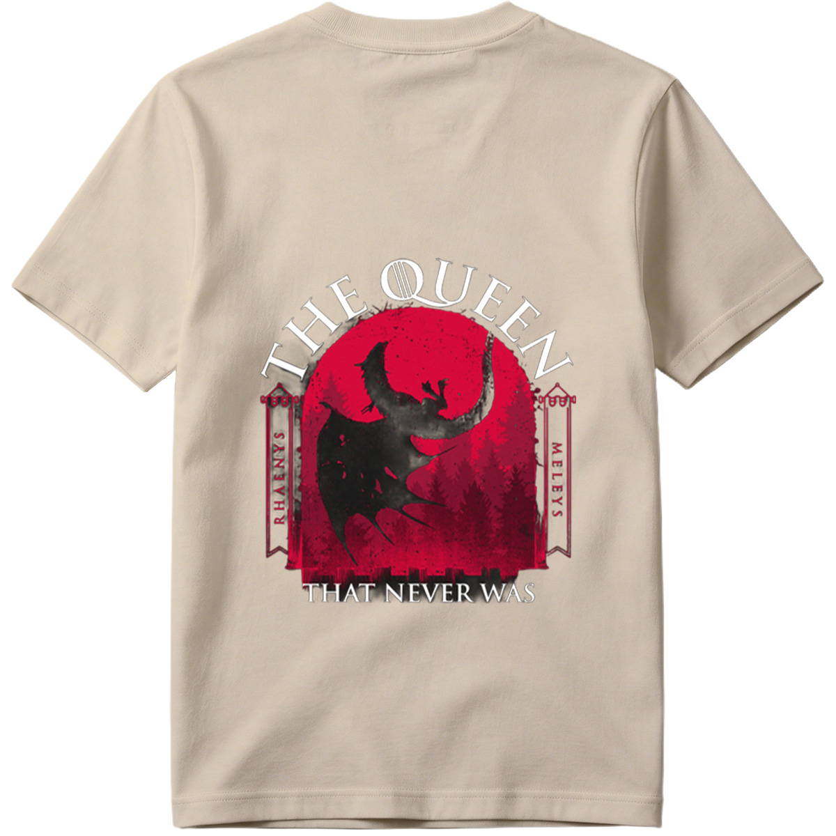 The Queen That Never Was: Rhaenyra Targaryen and Meleys - Tee
