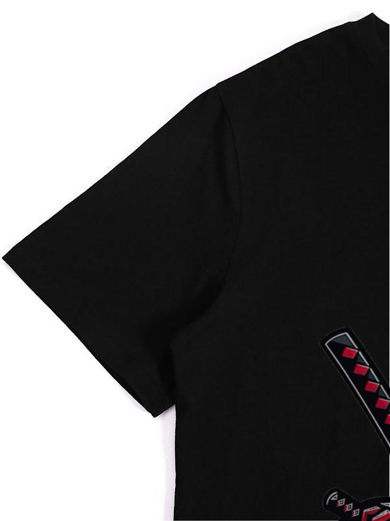 Men's Printed T-Shirt Deadpool Ninja Warrior Design Red Black Graphic Casual Round Neck Summer Lightweight Breathable Short Sleeve Tee for Fans and Comic Lovers