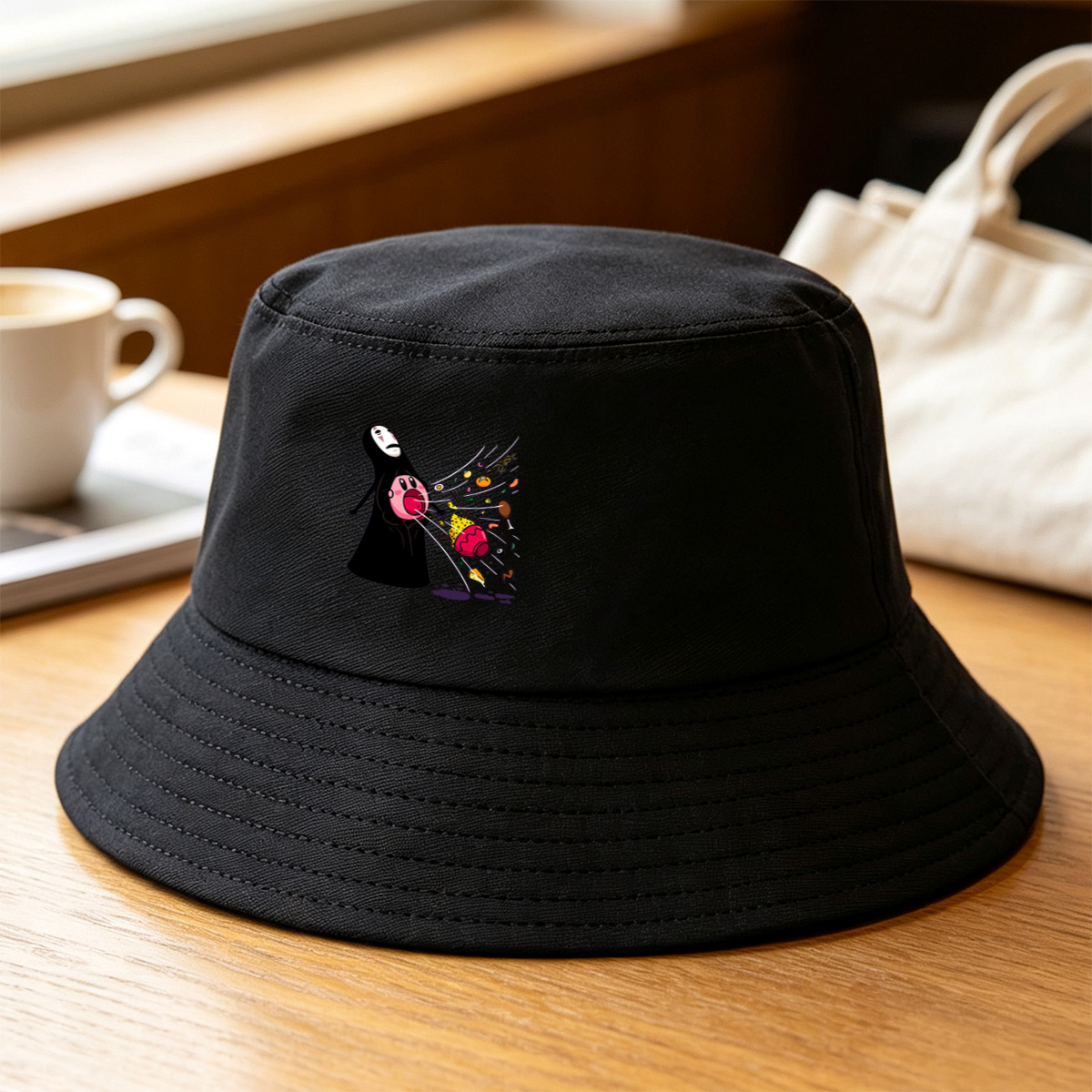 No-Face and Kirby: Food Explosion - Fisherman's Hat
