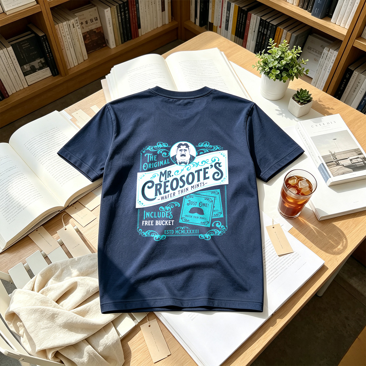 Mr. Creosote's Wafer Thin Mints - The Original with Free Bucket - Tee