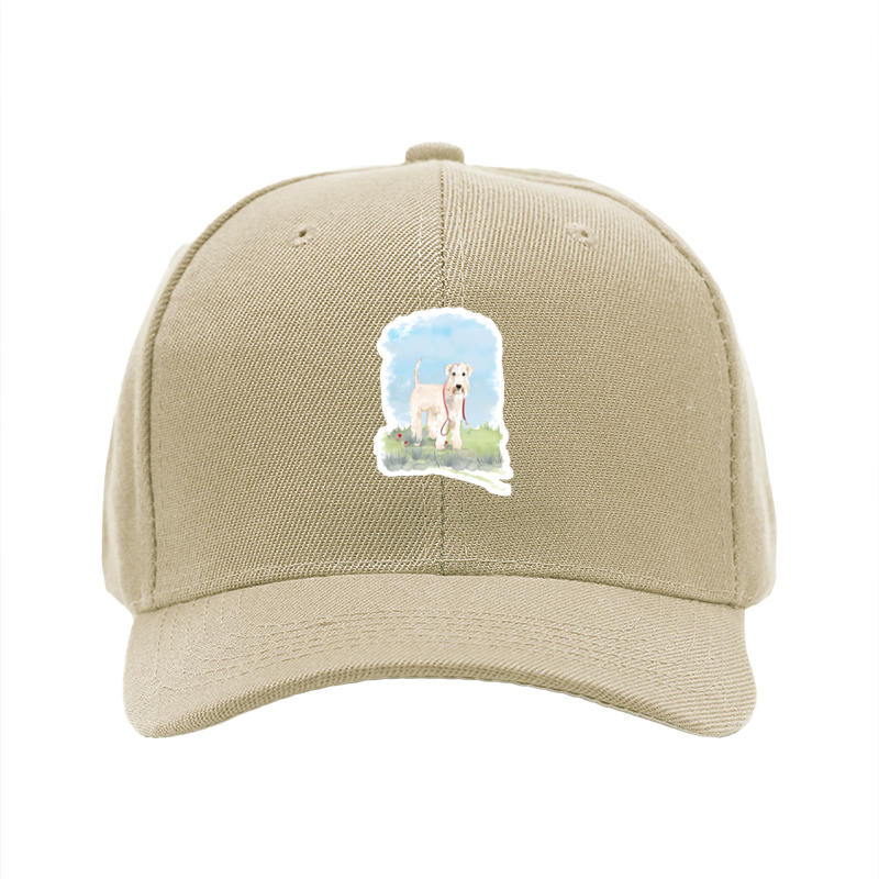 1pc New Baseball Cap with Adorable Dog Print and Red Leash Design, Unisex Adjustable Hat for Outdoor Activities, Perfect for Pet Lovers and Casual Wear