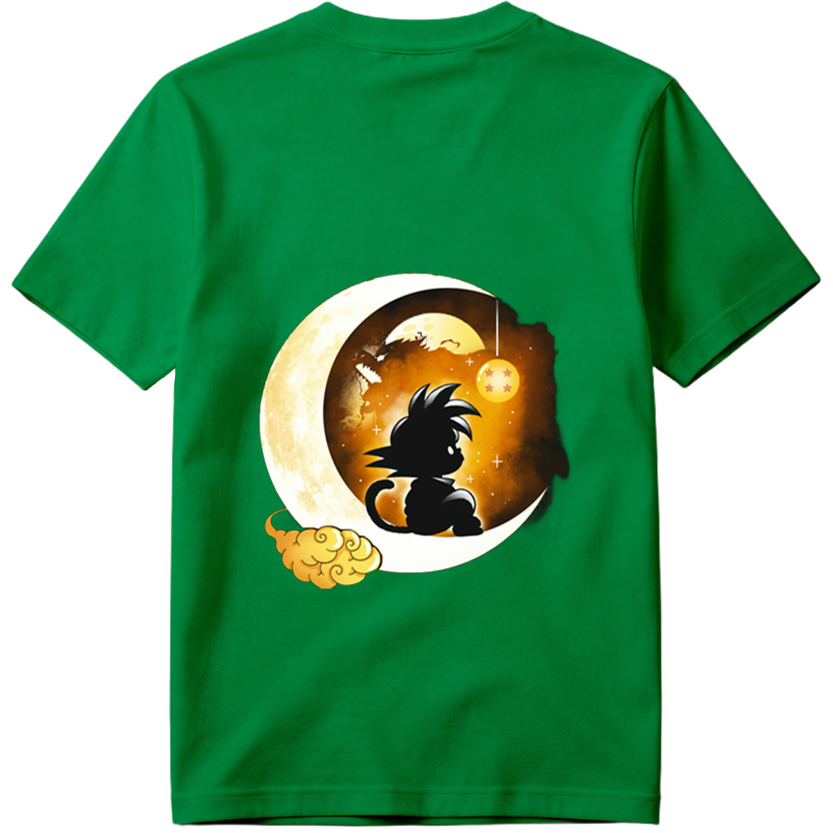 Dragon Ball: Goku and Moon with Dragon Ball - Tee