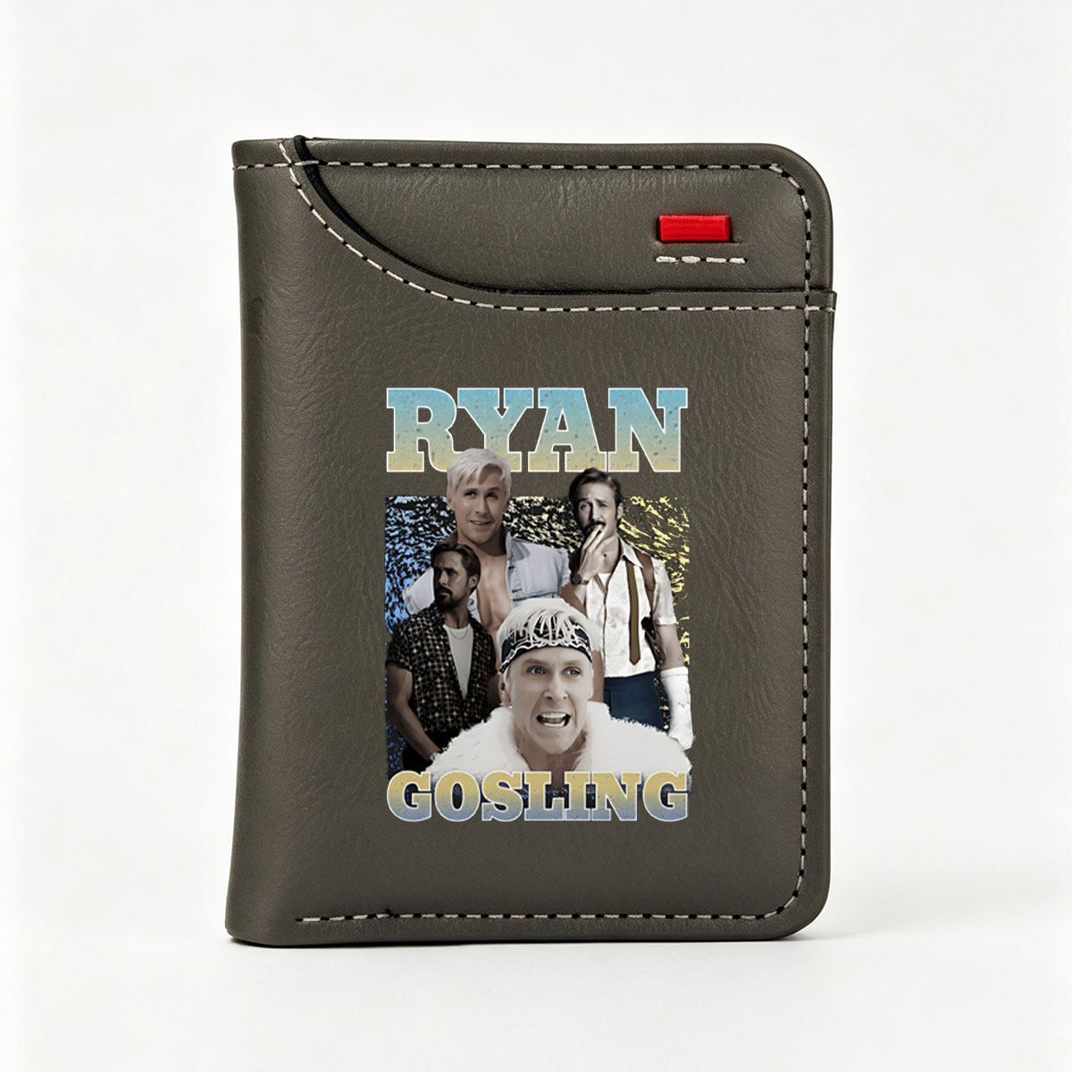 Ryan Gosling: A Collage of Iconic Roles and Transformations - Vertical Style Wallet