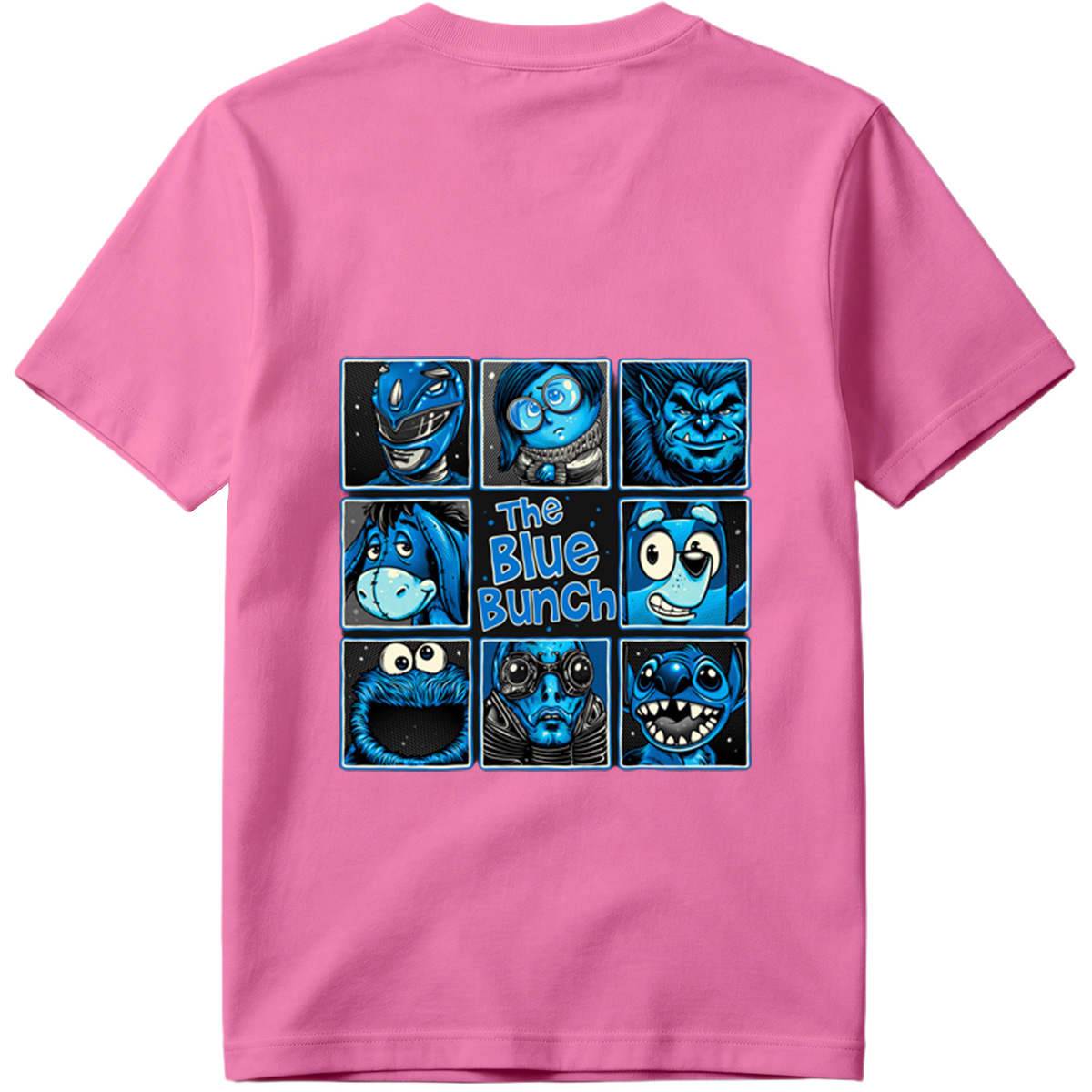 The Blue Bunch: A Collection of Blue Characters - Tee
