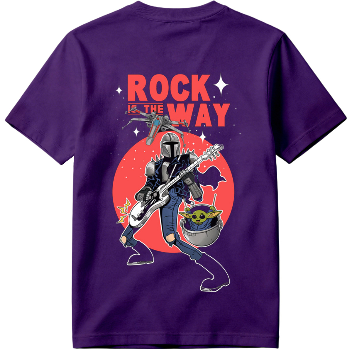 The Mandalorian & Grogu Rock Star Design - Tee