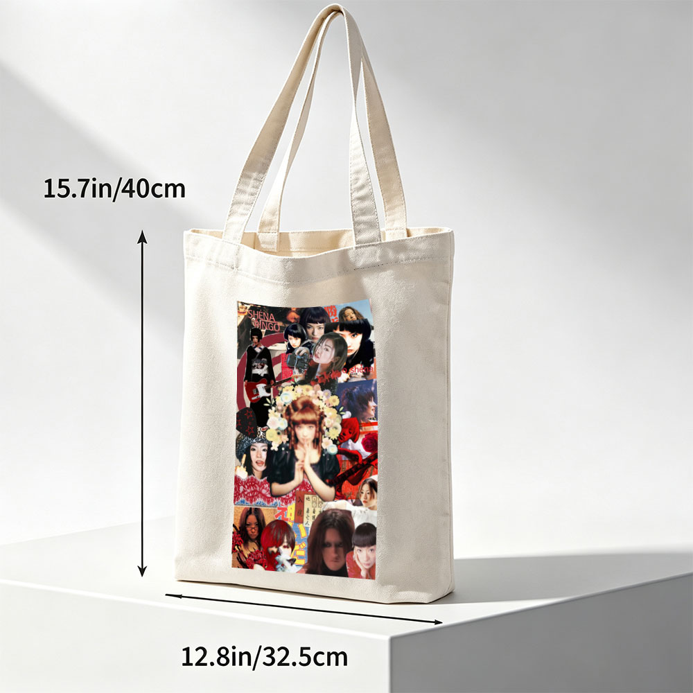 Shena Ringo Collage - A Vibrant Montage of Music, Fashion, and Artistic Expression - Canvas tote bags