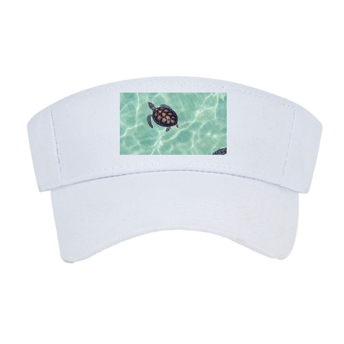 Sea turtles swimming in clear turquoise water -  Visor cap
