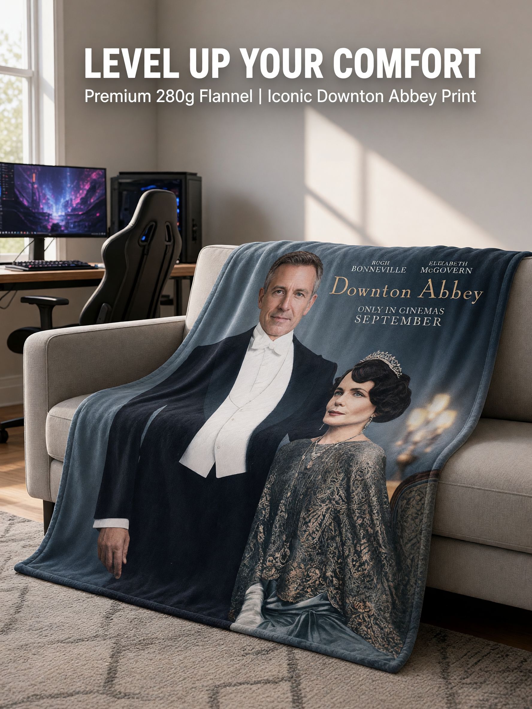 Custom Photo Face Flannel Blanket Personalized Portrait Soft Plush Throw Cover for Sofa Bed Couch Ideal Gift
