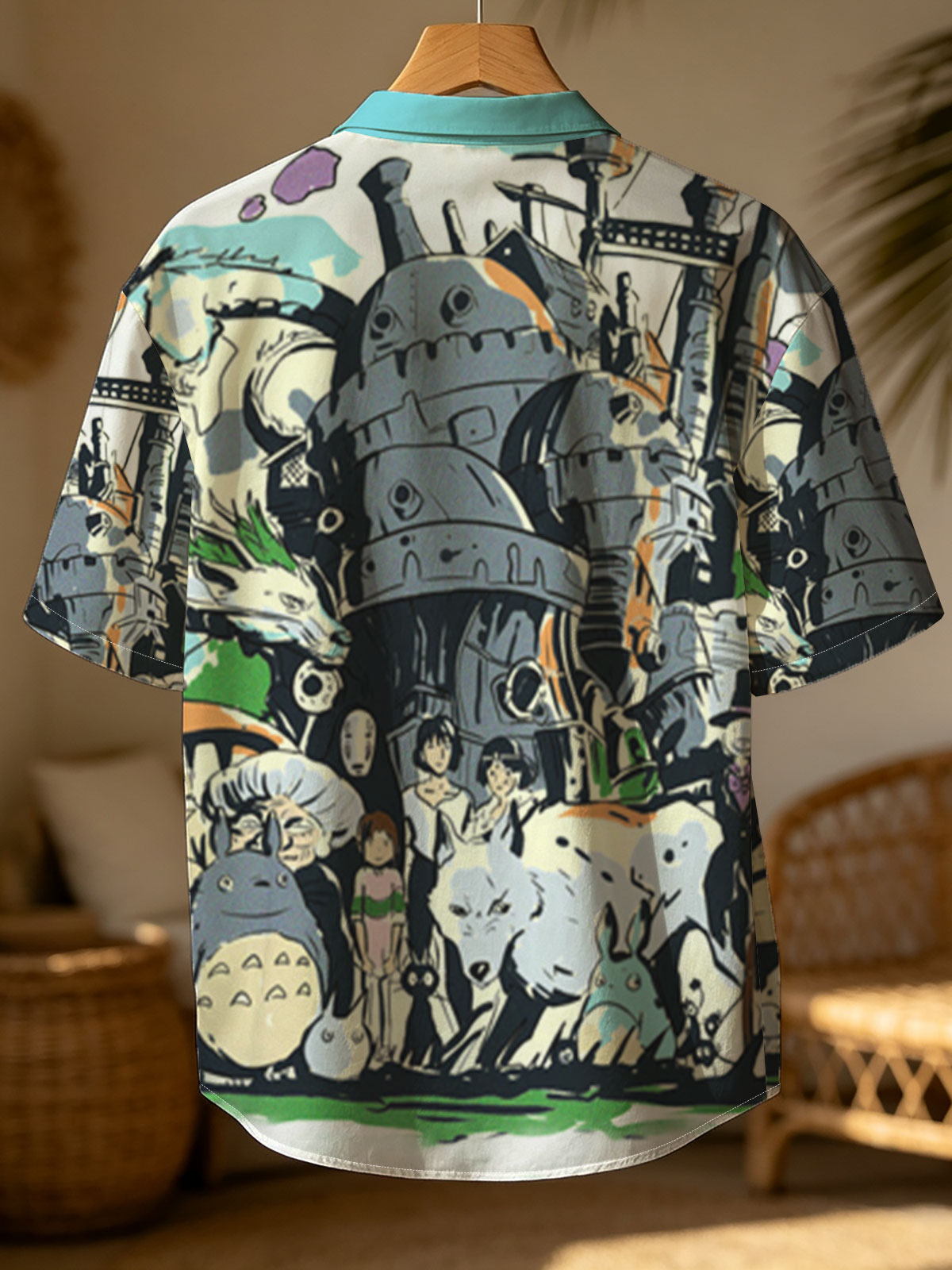 Studio Ghibli Characters and the Moving Castle Ensemble -  Shirt
