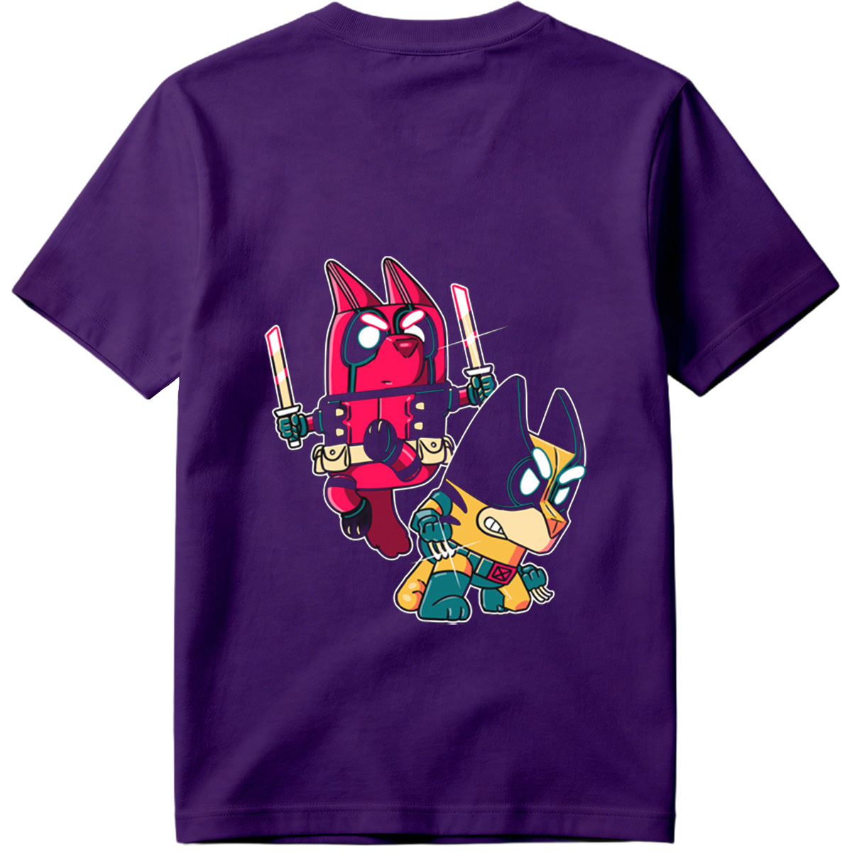 Deadpool and Batman: Chibi Heroes Clash - Tee