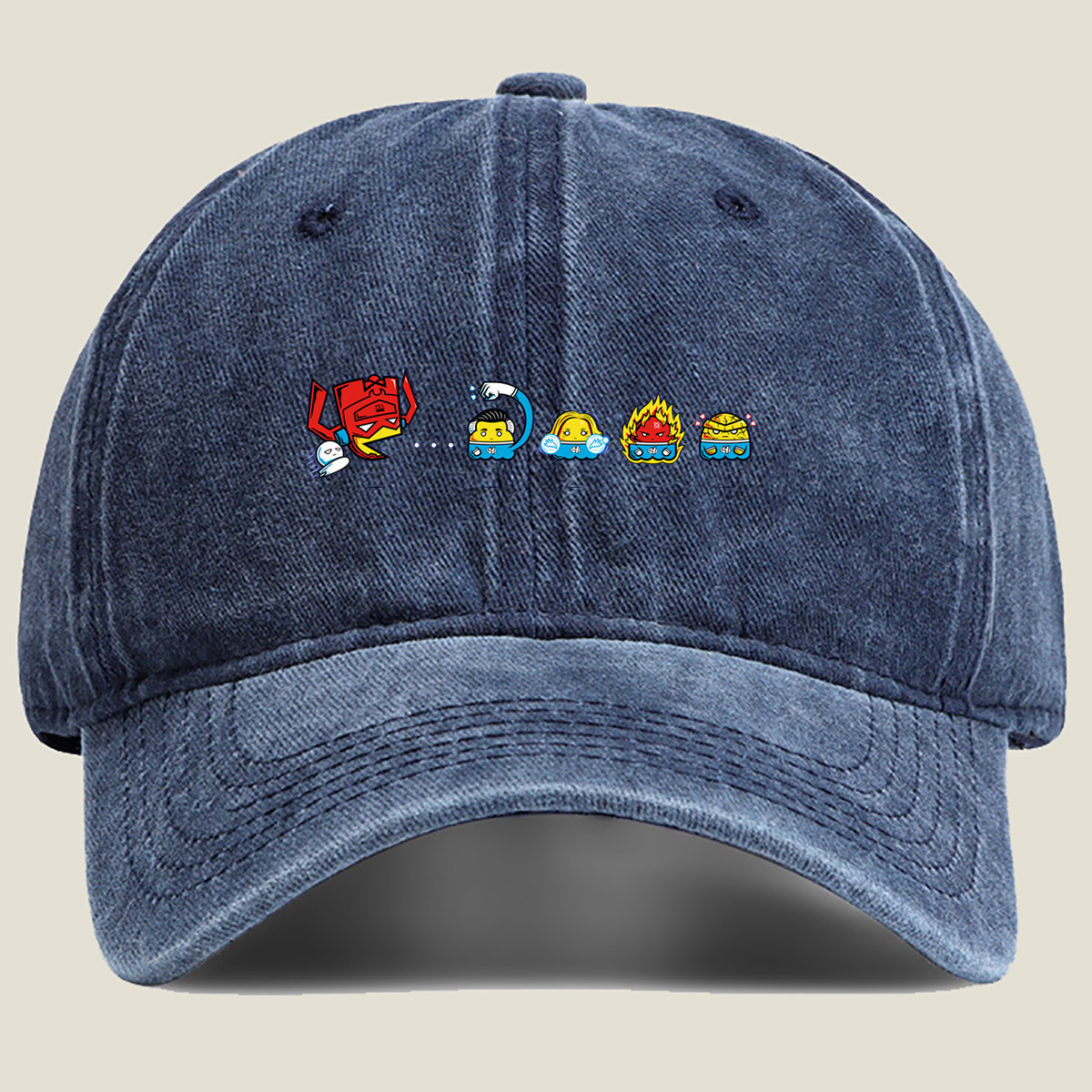 Transformers: Optimus Prime and Autobot Team - Washed Denim - Baseball Cap
