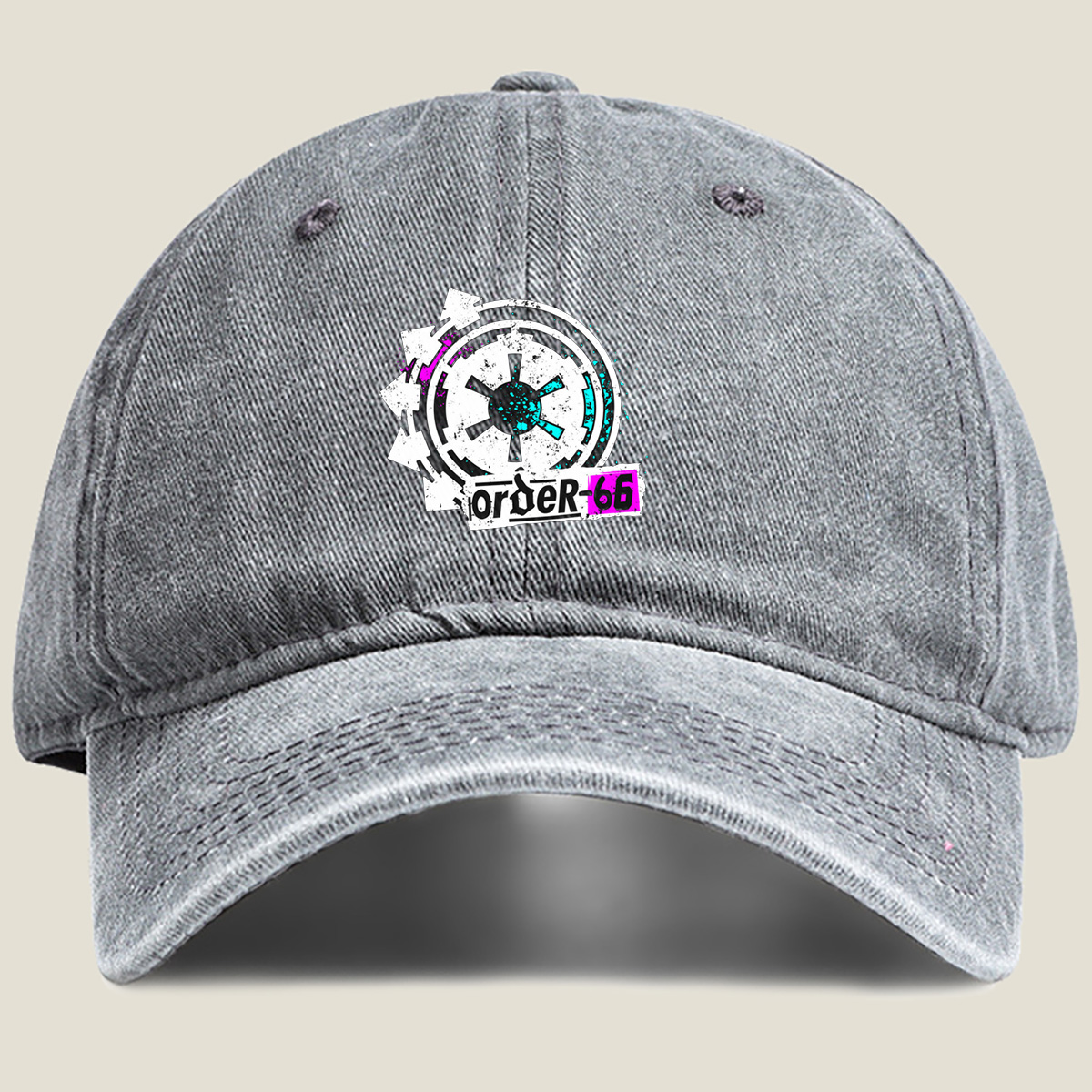 Order-66: Star Wars Clone Trooper Command - Washed Denim - Baseball Cap
