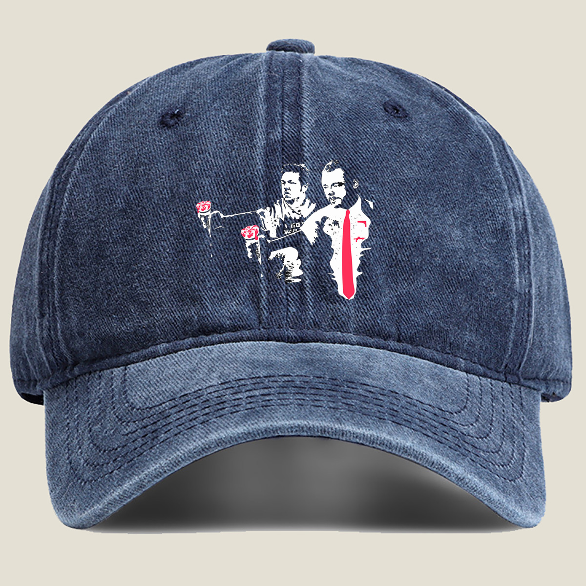 The Boys: Homelander and Hughie with Bloodied Ice Creams - Washed Denim - Baseball Cap