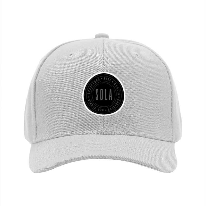 1pc New Baseball Cap with Sola Scripture Fide Gratia Christus Deo Gloriam Print Unisex Adjustable Hat for Outdoor Activities and Casual Wear Adults Fashion Accessory