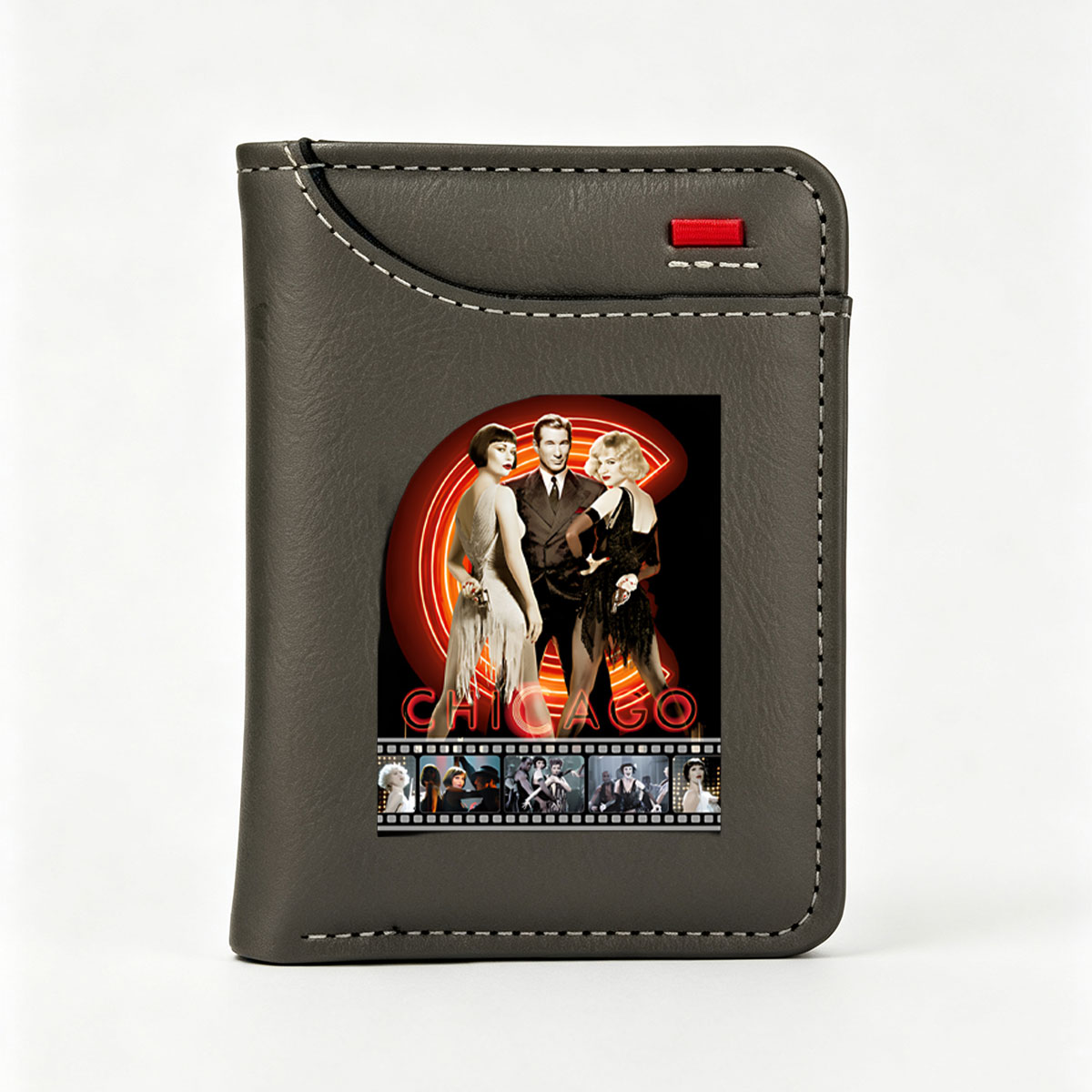 Chicago: Roxie Hart, Velma Kelly, and Billy Flynn in the 1920s Jazz Age Drama - Vertical Style Wallet