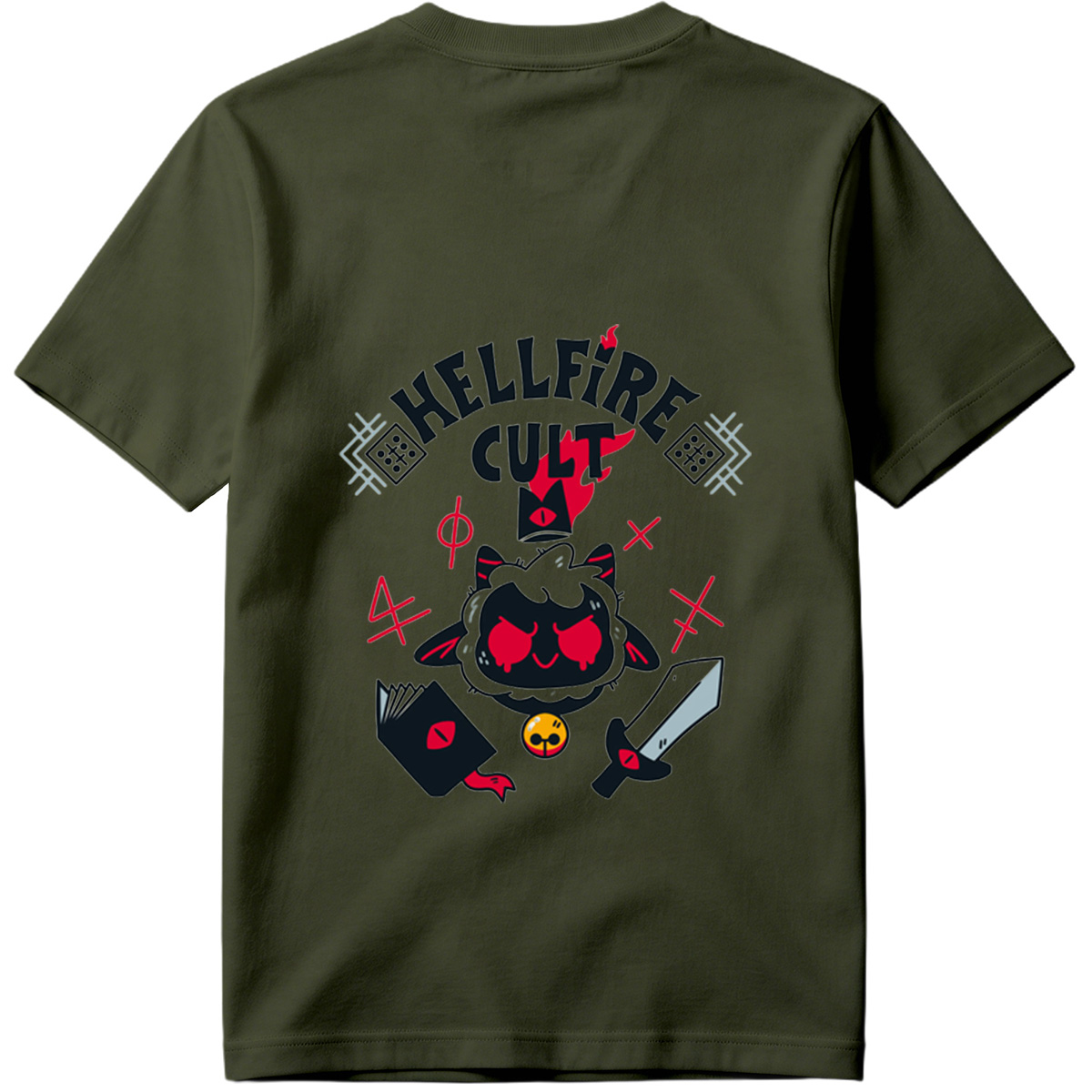 Hellfire Cult: Cat Demon & Dark Rituals - Tee