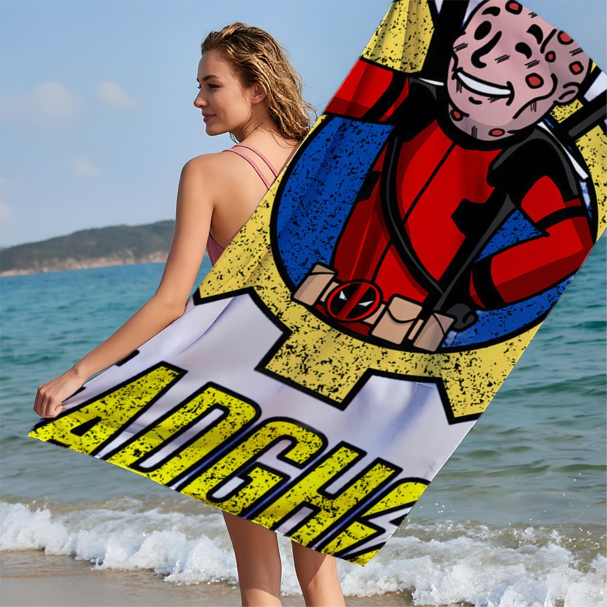 Deadpool: Merc with a Mouth in Action - Beach towels