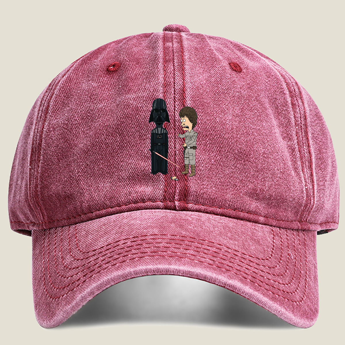 Star Wars: Darth Vader and Luke Skywalker - Washed Denim - Baseball Cap