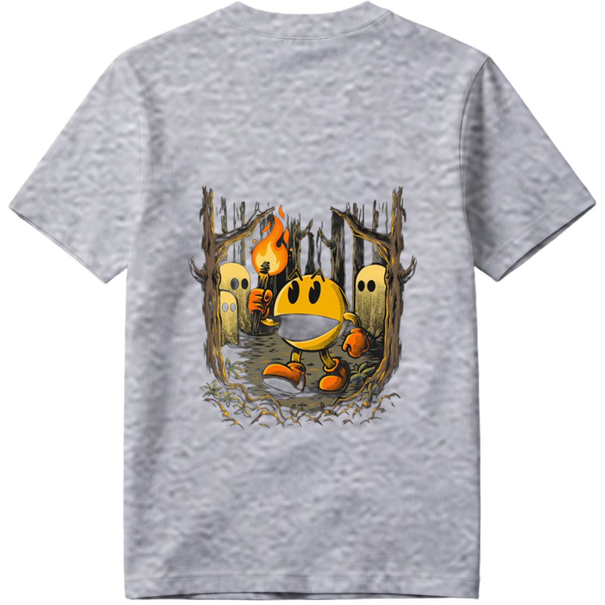 Pac-Man in the Haunted Forest - Tee