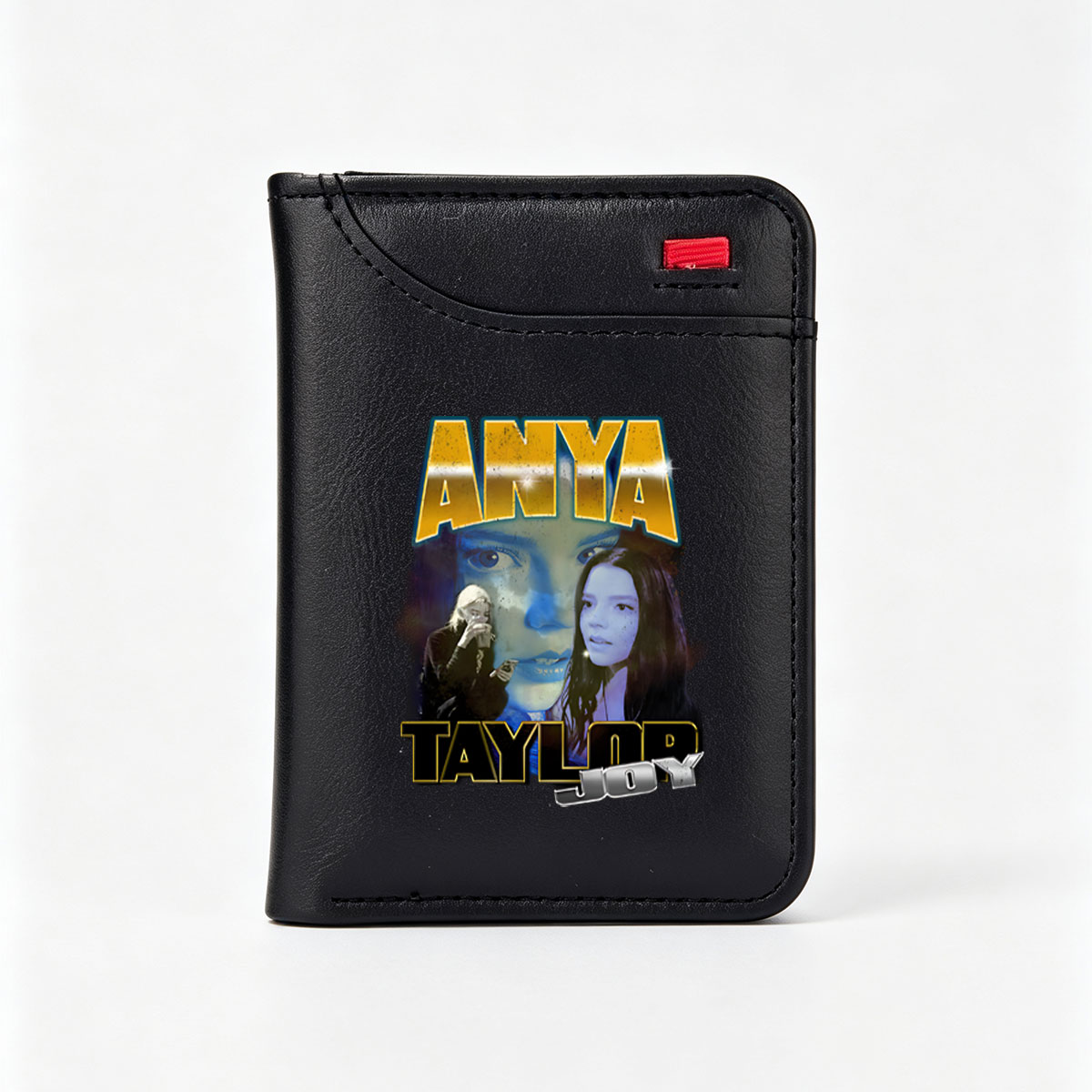 Anya Taylor-Joy: Celestial Portrait and Character Fusion - Vertical Style Wallet