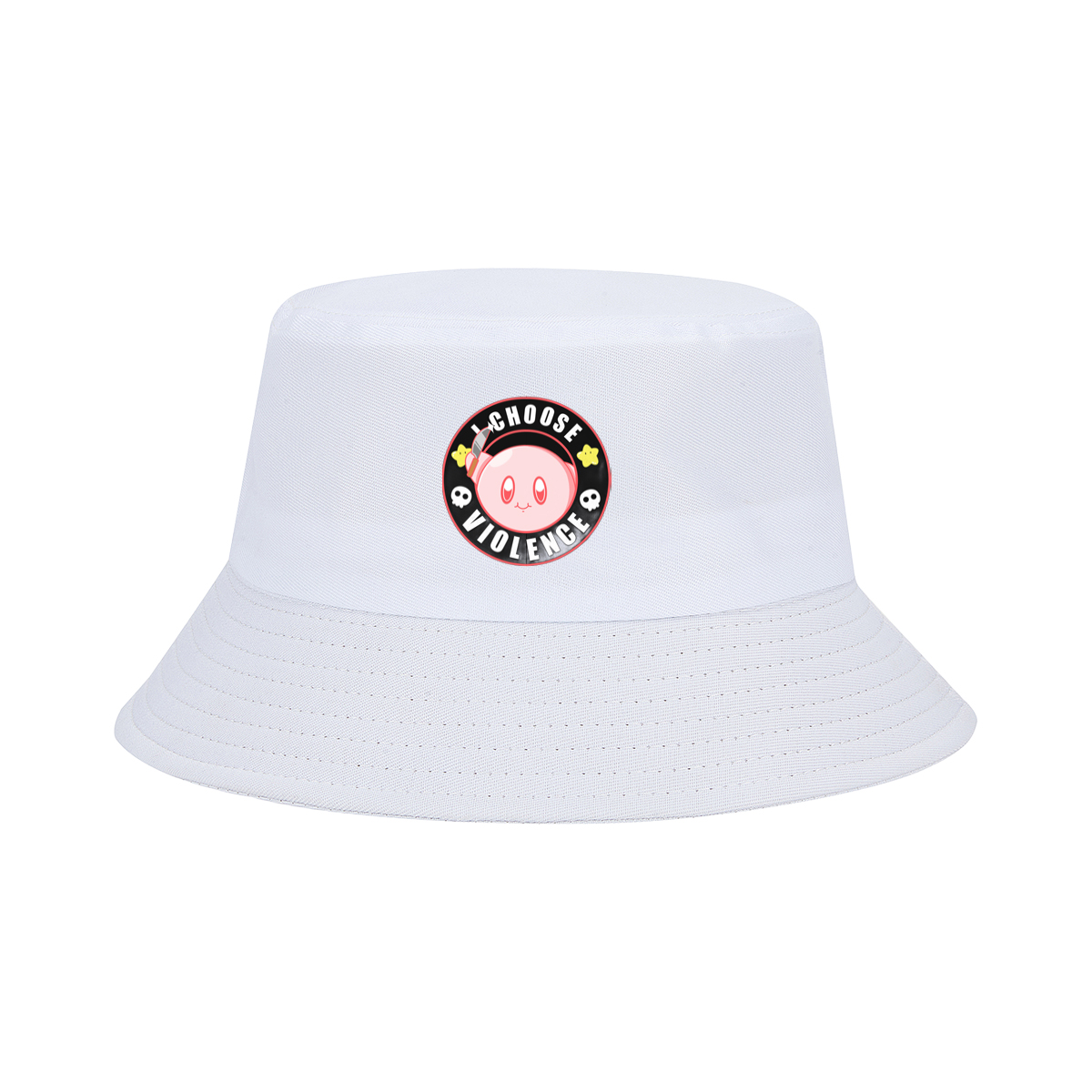 Kirby I Choose Violence - Fisherman's Hat