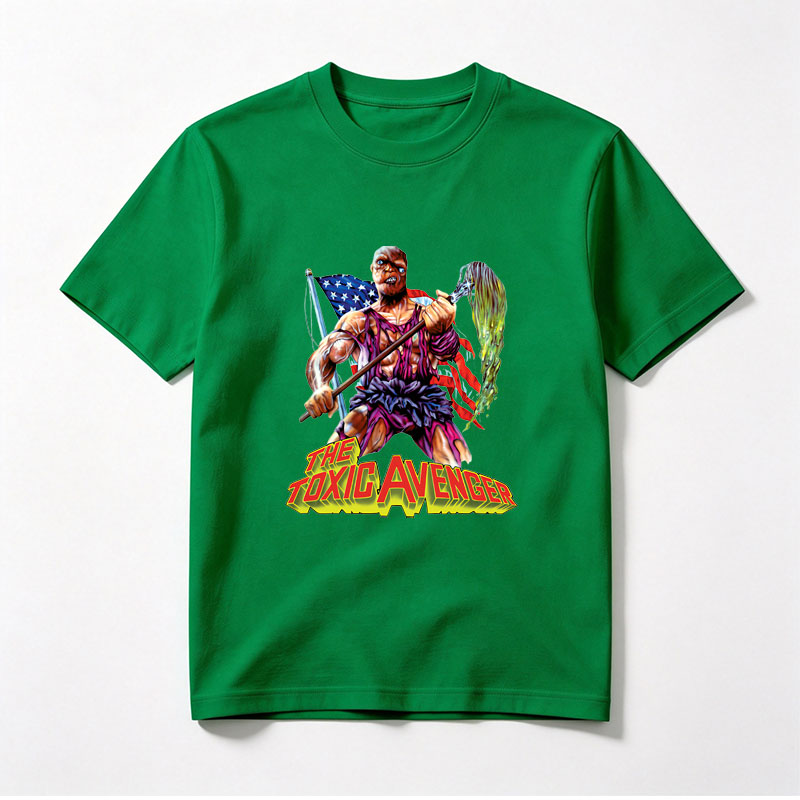 The Toxic Avenger: Mutant Hero with Mop and Flag - Tee