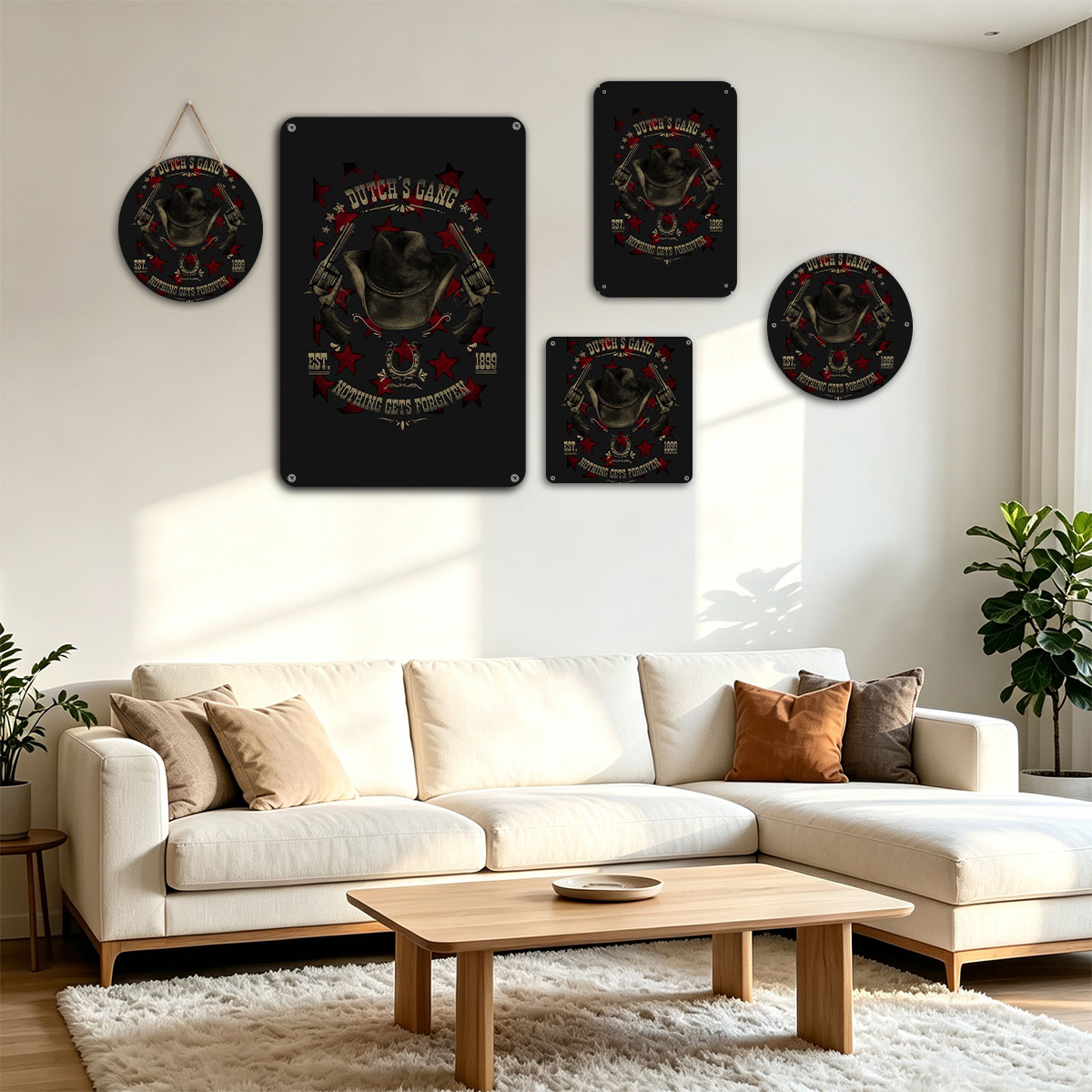 Dutch's Gang: Nothing Gets Forgotten, Est. 1899 - painting