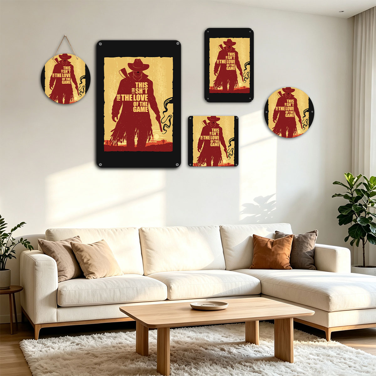 Cowboy Silhouette with 