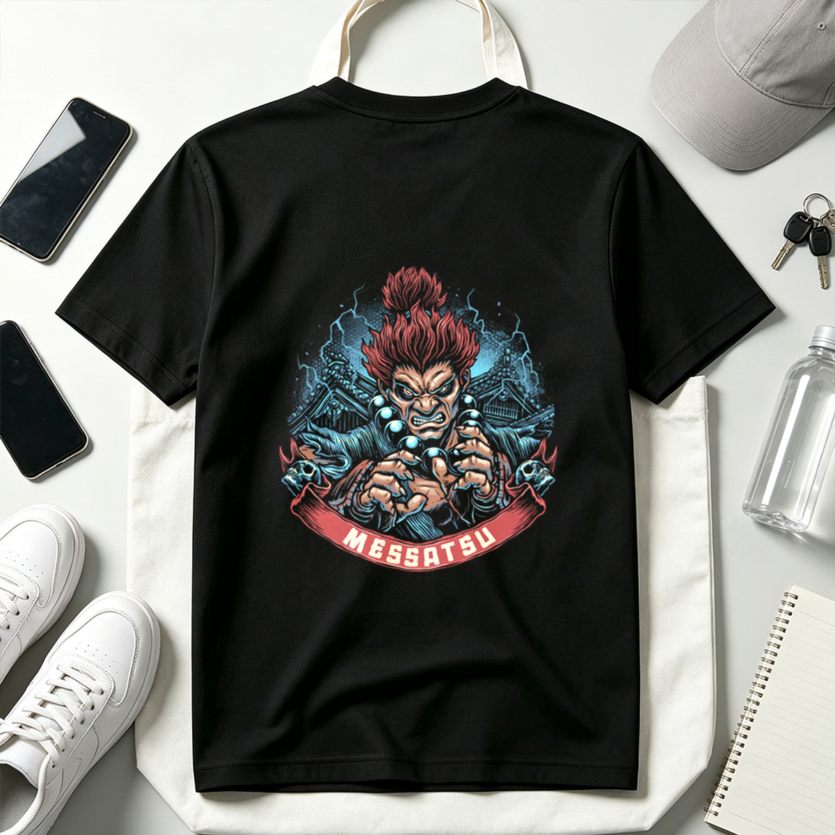 Messatsu: Red-Haired Warrior with Claws - Tee