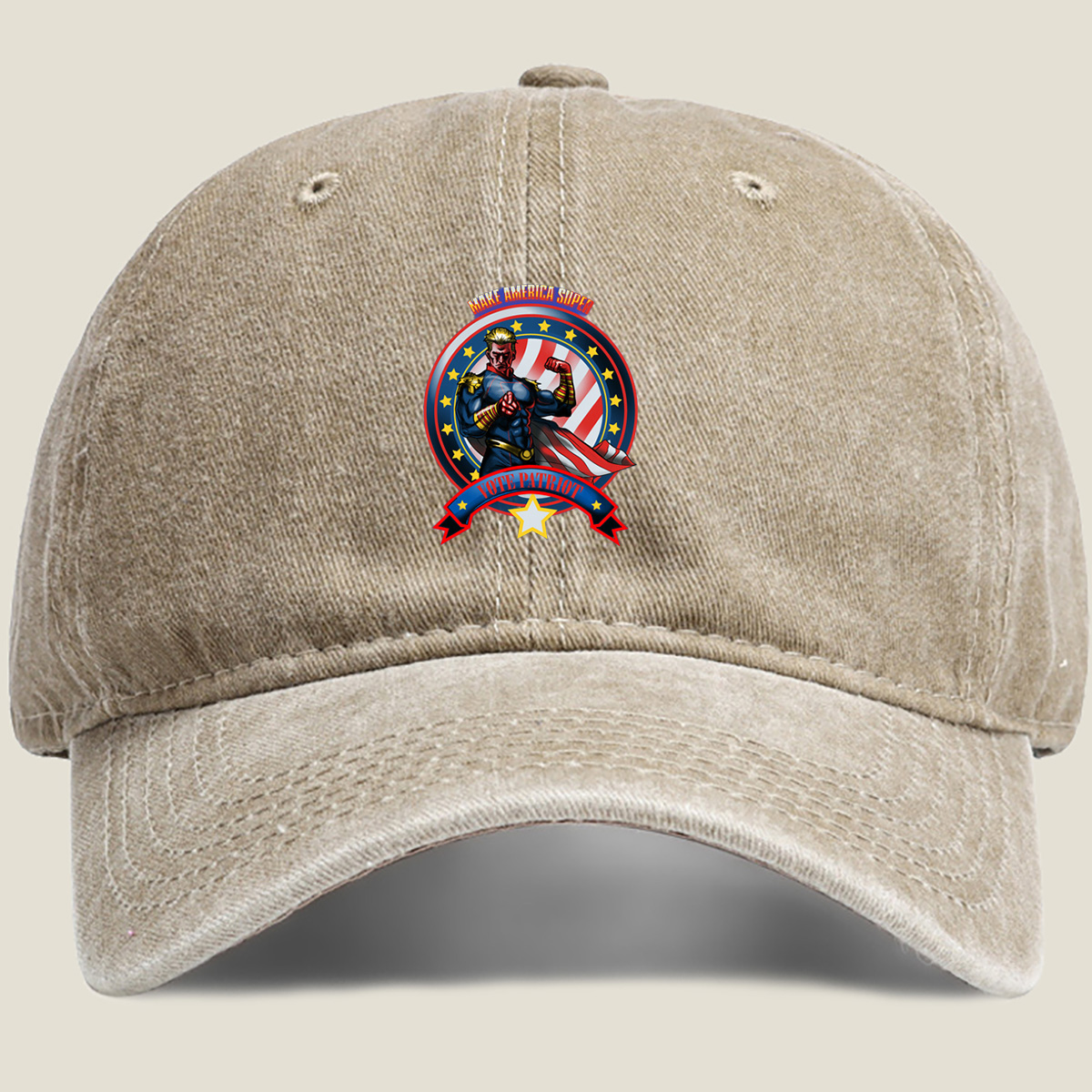 Make America Super: Vote Patriot - Captain America Inspired Hero - Hat