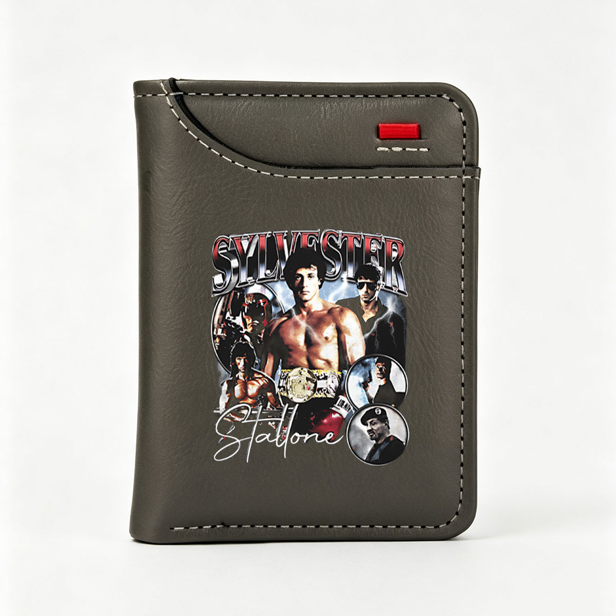 Sylvester Stallone: Rocky, Rambo, and Other Iconic Roles - Vertical Style Wallet