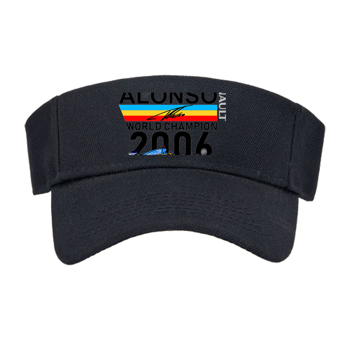 Fernando Alonso Renault R26 2006 World Champion Formula 1 Racing Car -  Visor cap
