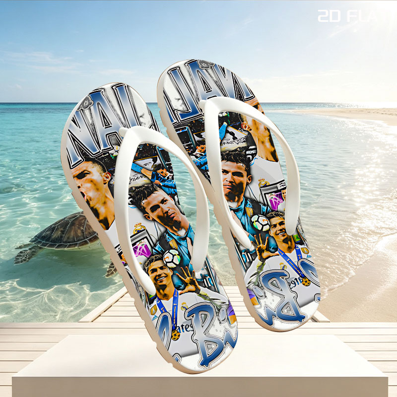 Cristiano Ronaldo: El Bicho – Real Madrid Legend and Football Icon -  flip-flops