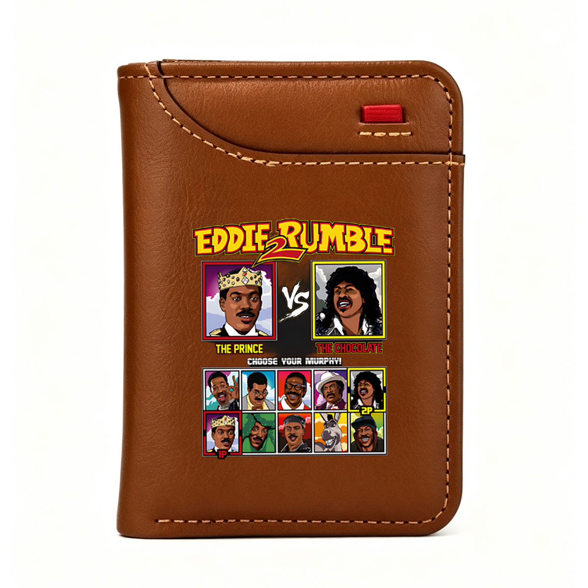 Eddie Rumble 2: The Prince vs The Chocolate - Choose Your Murphy! - Vertical Style Wallet